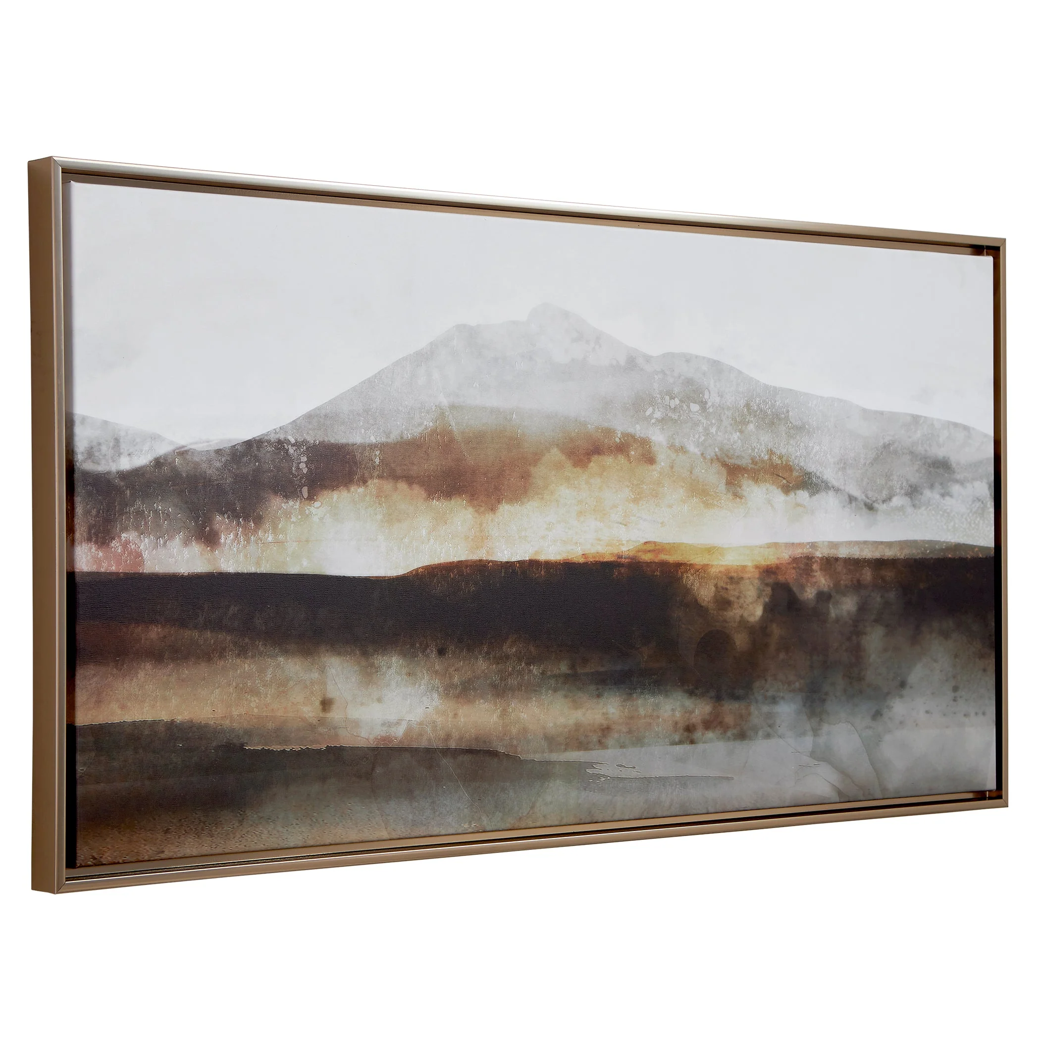 Splash Of Land Framed Canvas - Image 5