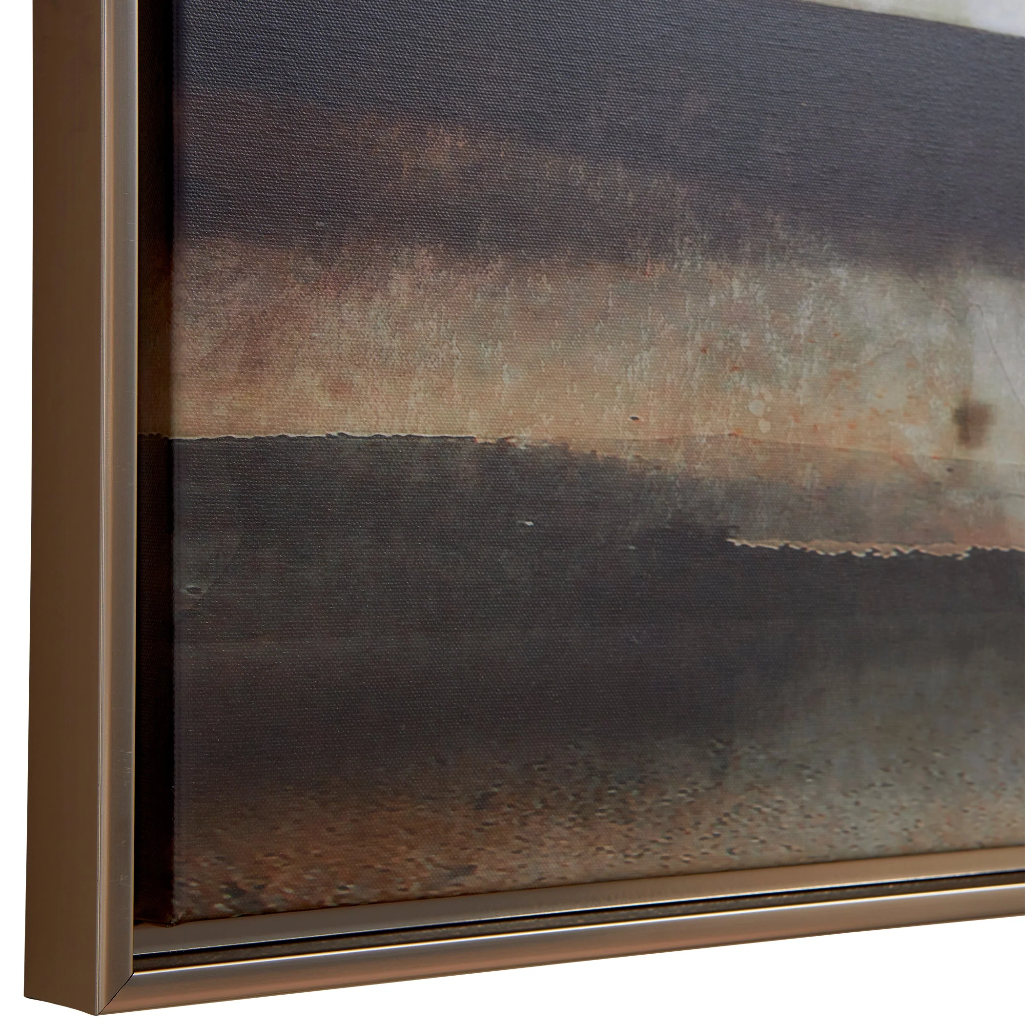 Splash Of Land Framed Canvas - Image 6