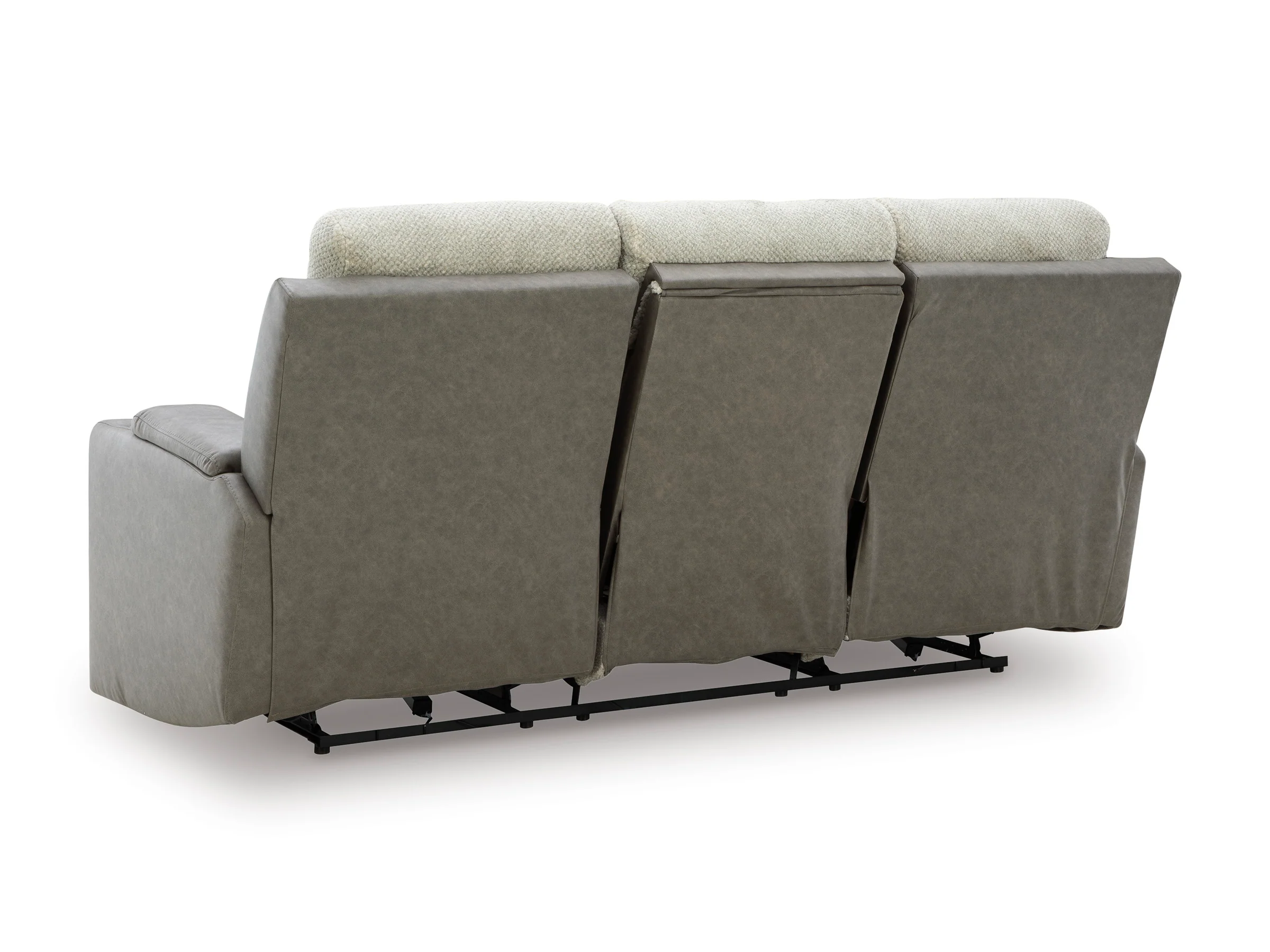 Stately Check PWR REC Sofa with ADJ Headrest - Image 5