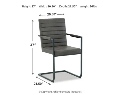 Strumford Dining Arm Chair - Image 4