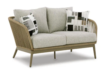 Swiss Valley Outdoor Loveseat with Cushion - Image 4