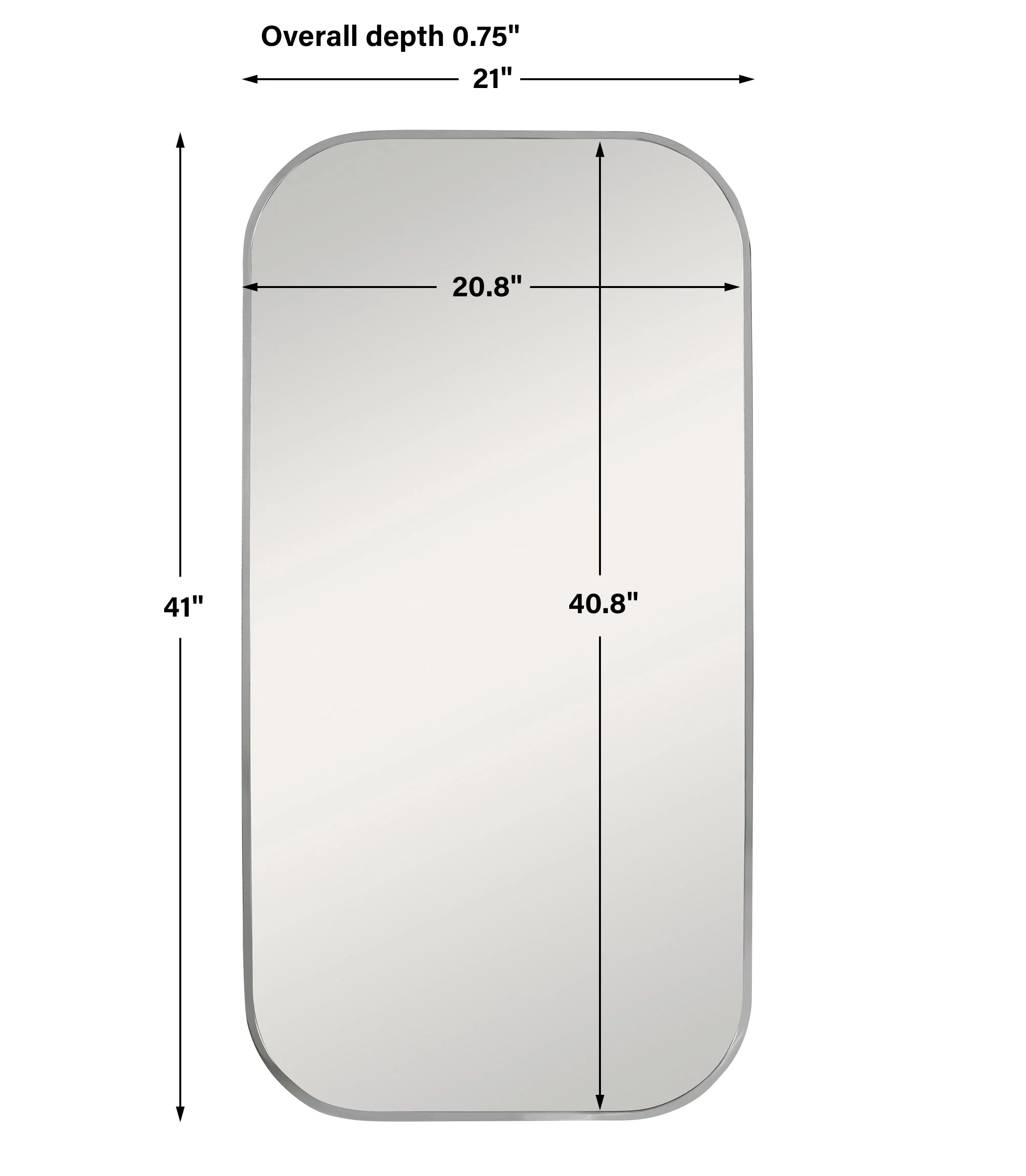 Taft Polished Nickel Mirror - Image 4
