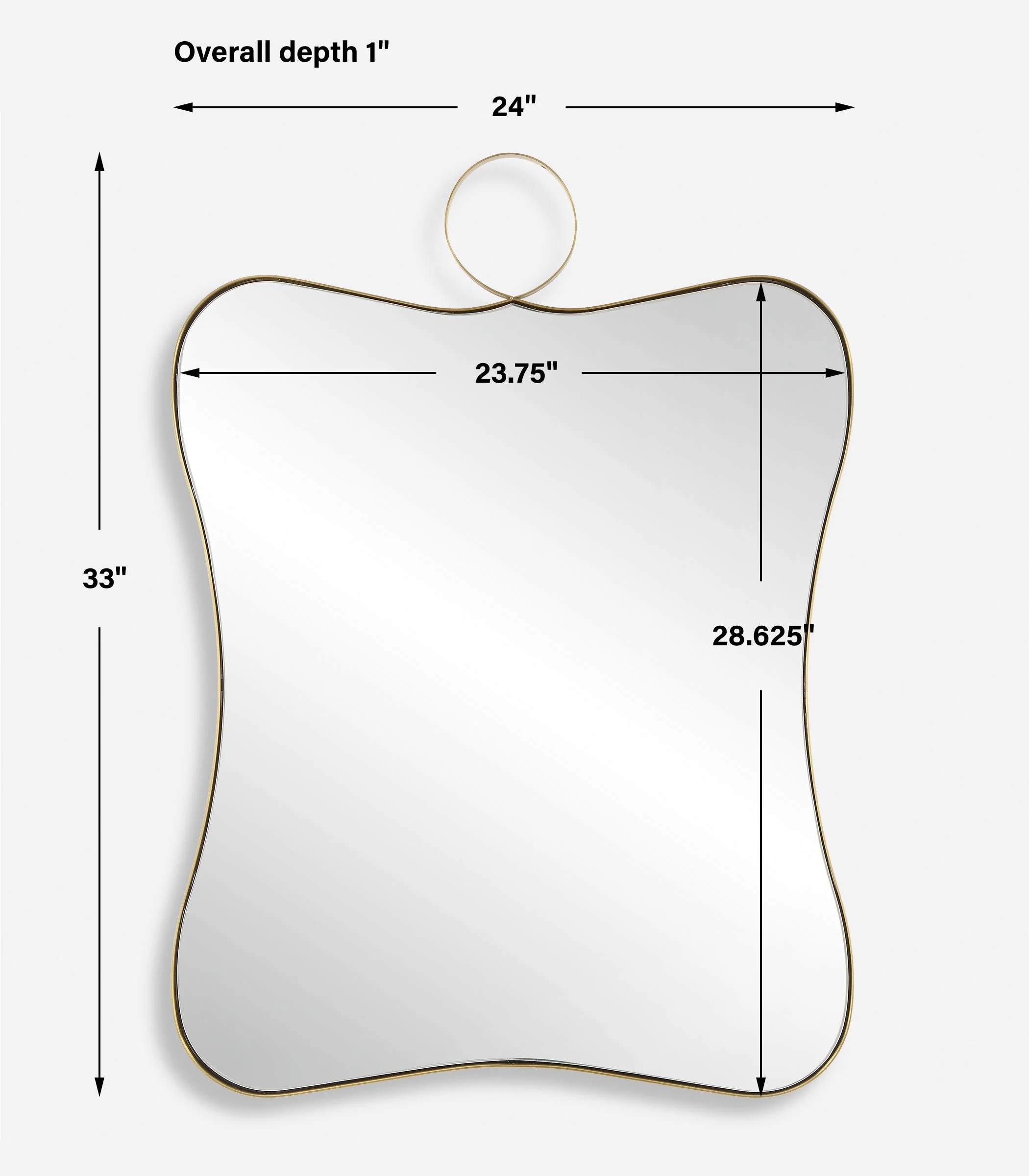Talia Brass Vanity Mirror - Image 3