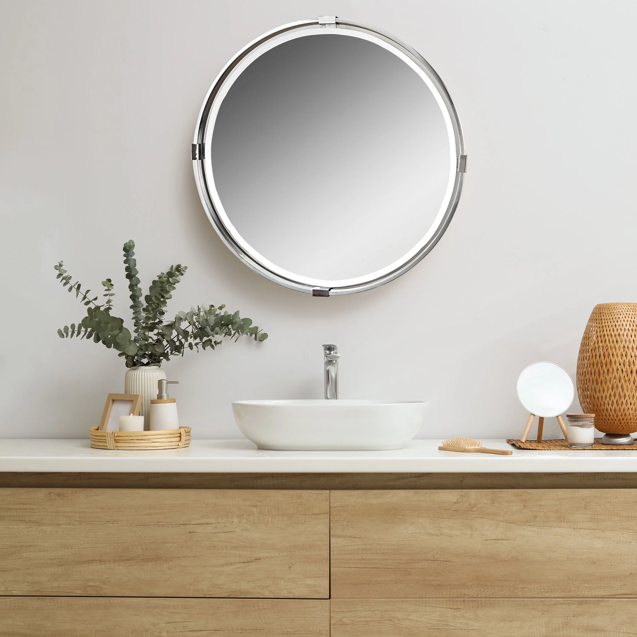 Tazlina Round Mirror - Image 5