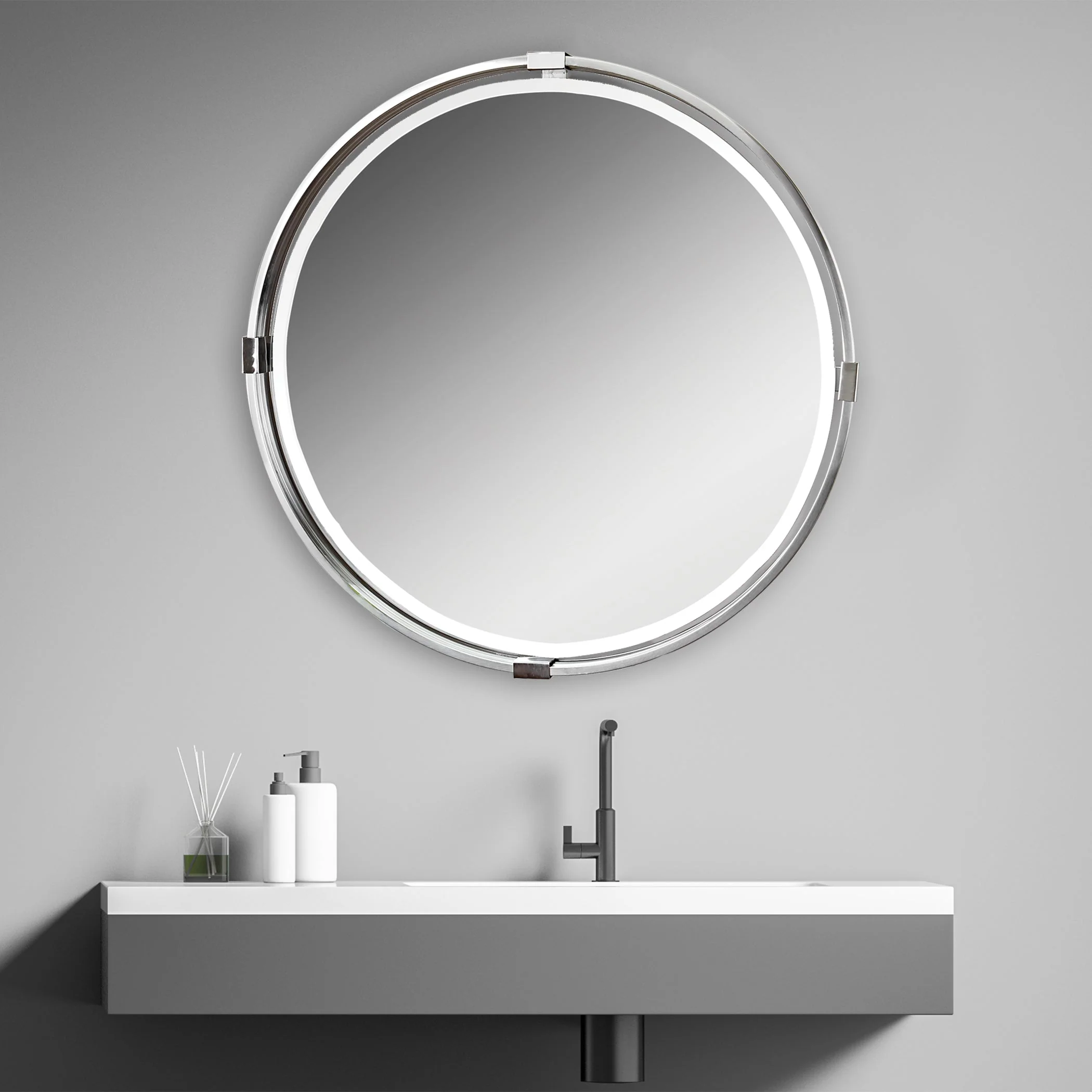 Tazlina Round Mirror - Image 8