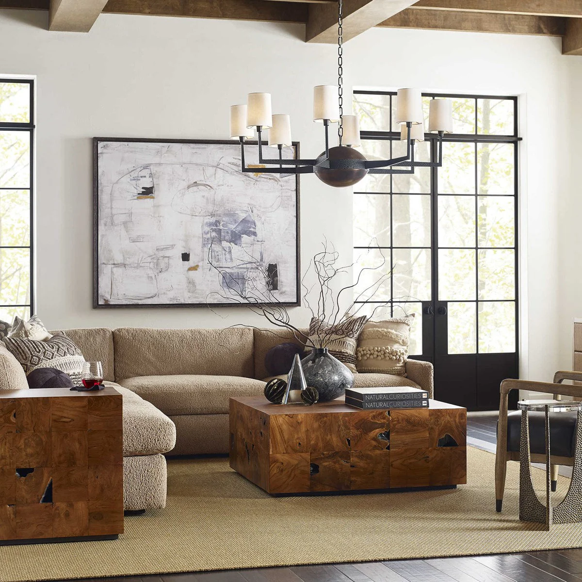 Teak Tac Toe Coffee Table - Image 2