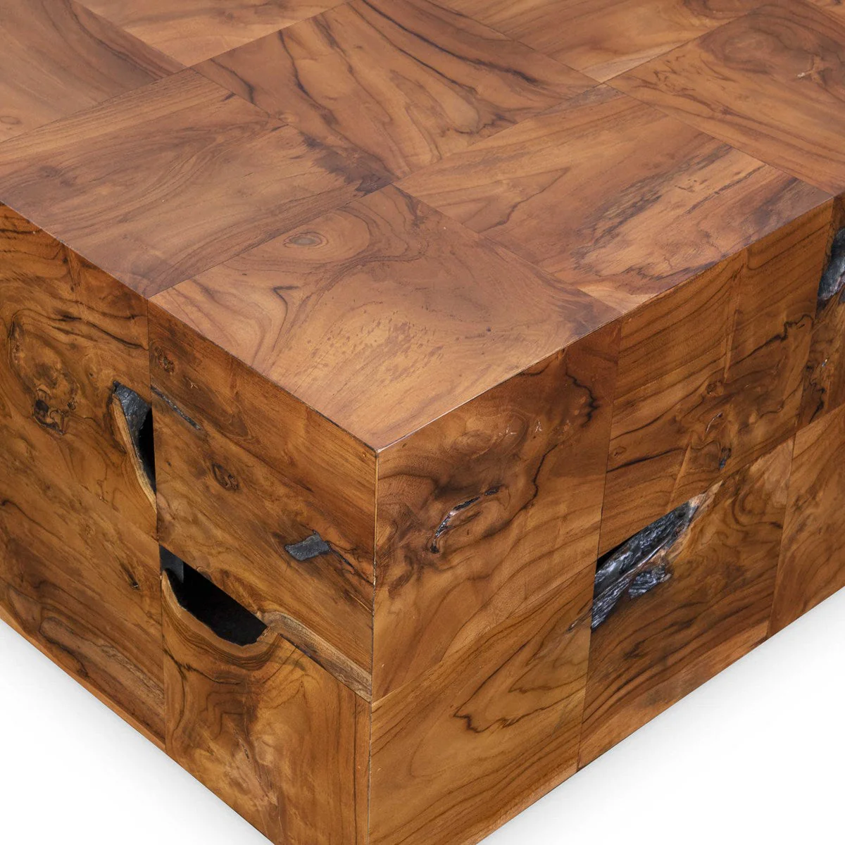 Teak Tac Toe Coffee Table - Image 3