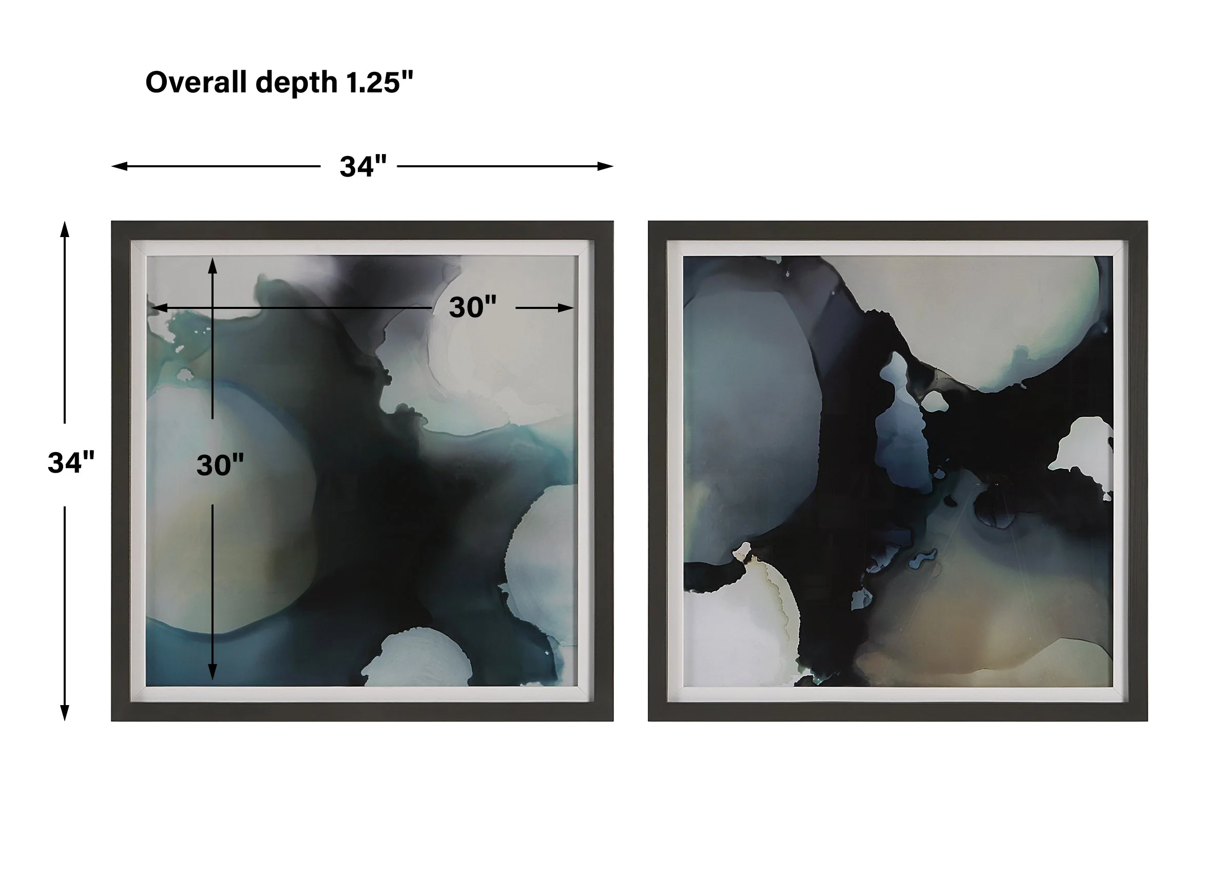 Telescopic Framed Prints, S/2 - Image 4