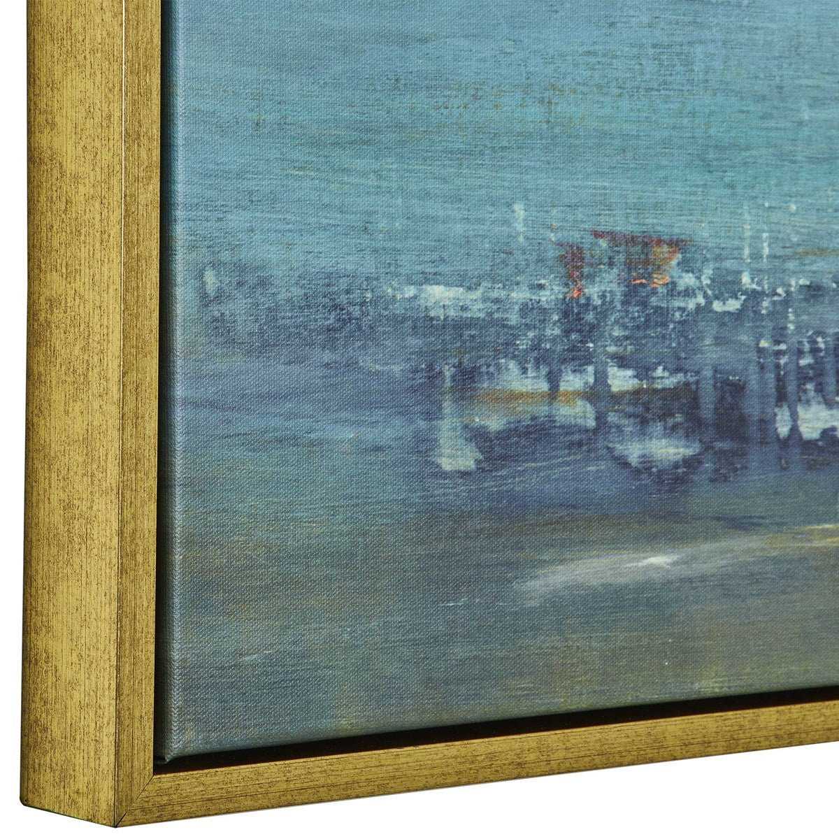 Textured Land Framed Canvas - Image 3