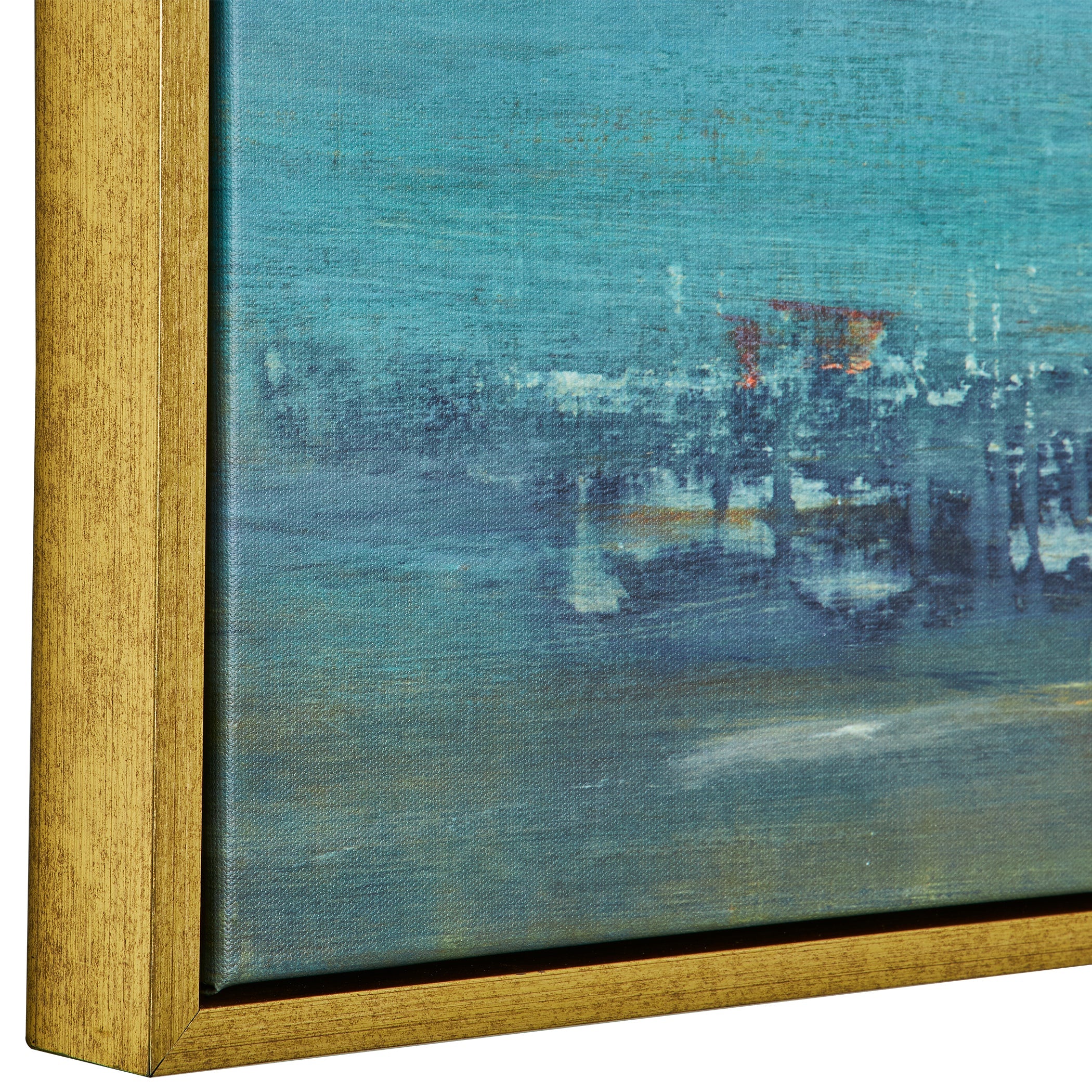Textured Land Framed Canvas - Image 8