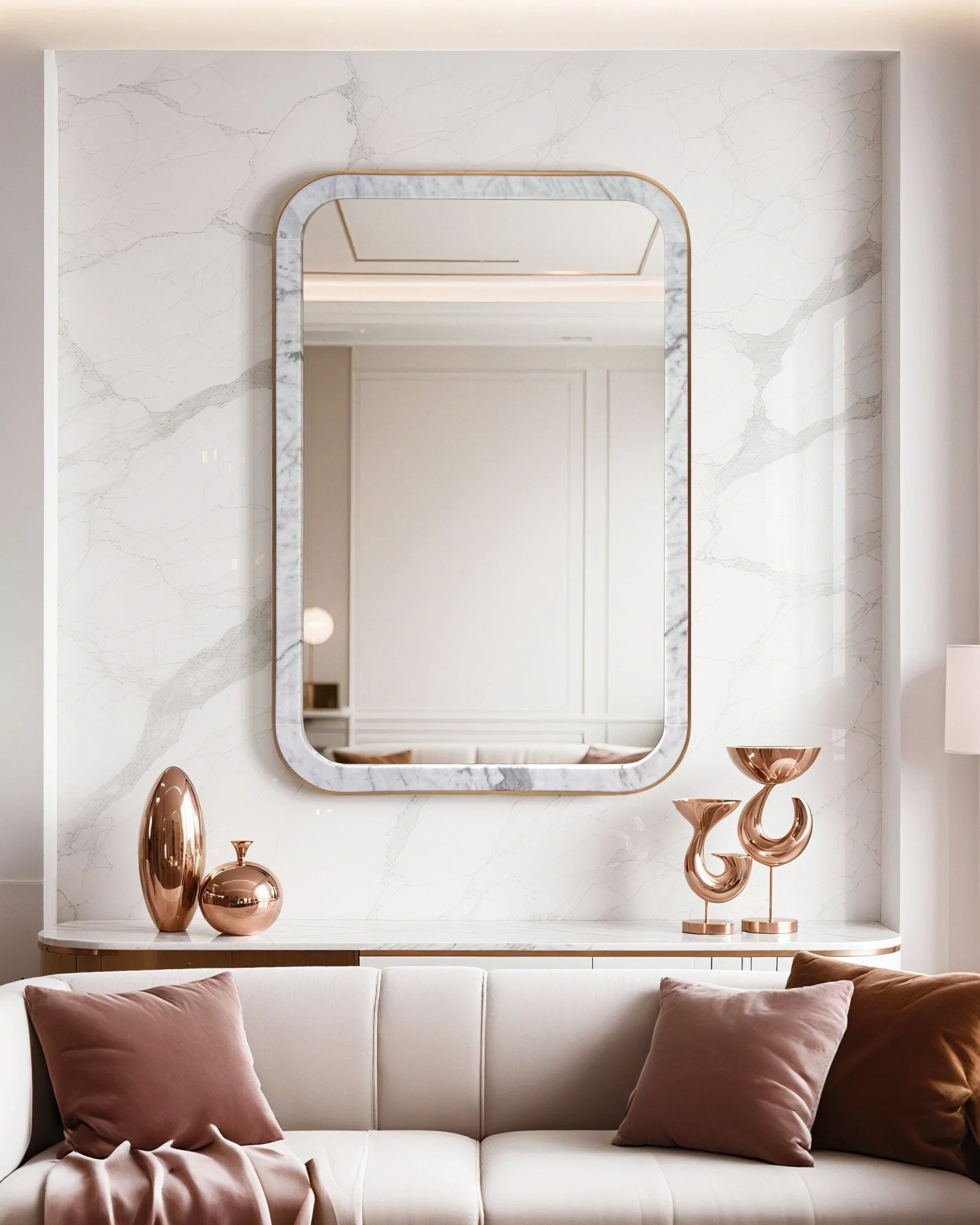 The Milanetti Marble Mirror - Image 3