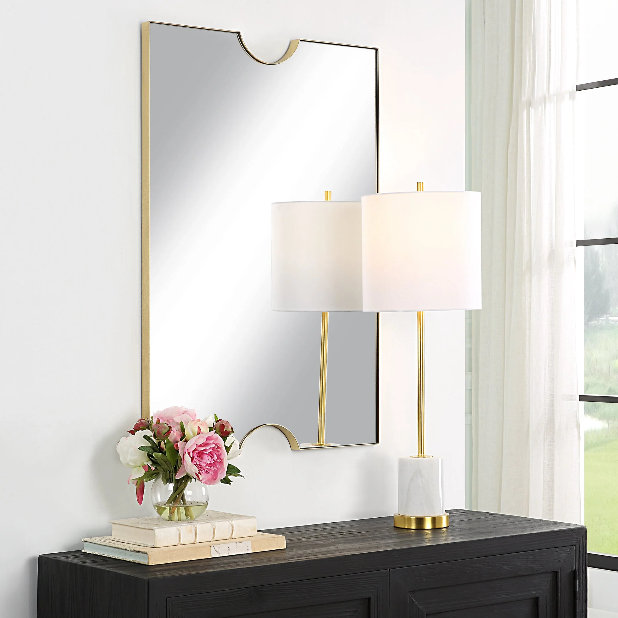 Ticket Gold Vanity Mirror - Image 2