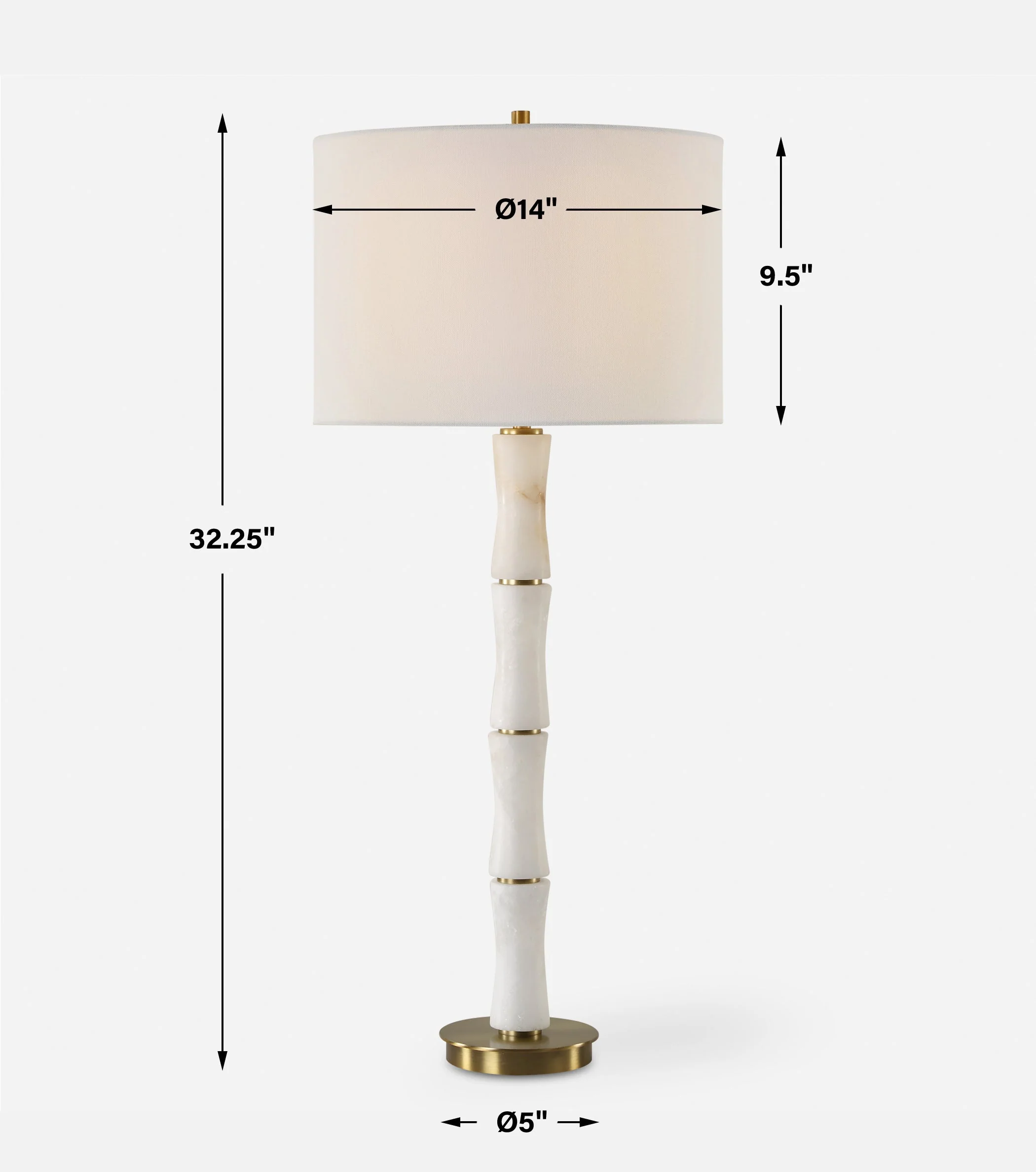 Unify Alabaster Table Lamp - Image 3