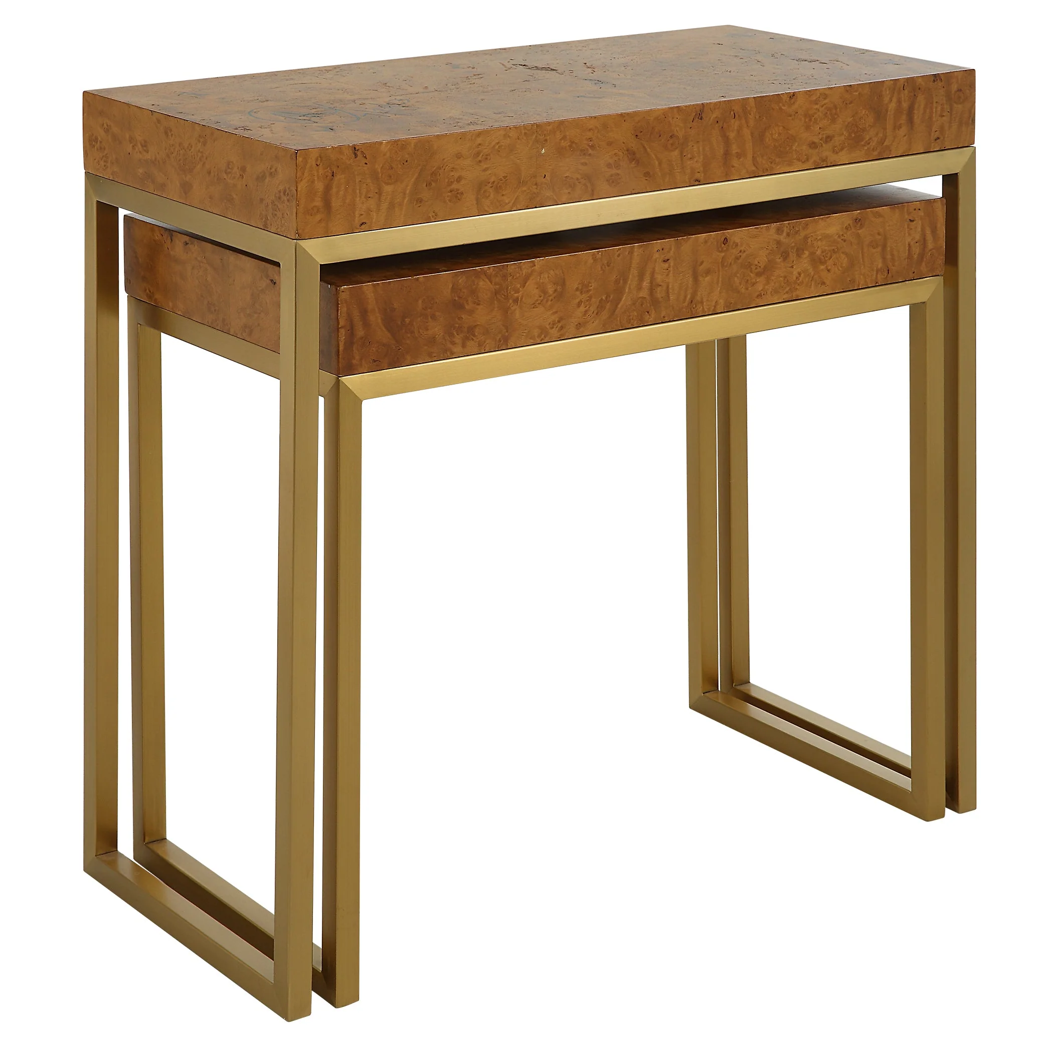 Uttermost Burl-esque Wooden Nesting Tables, S/2 - Image 5