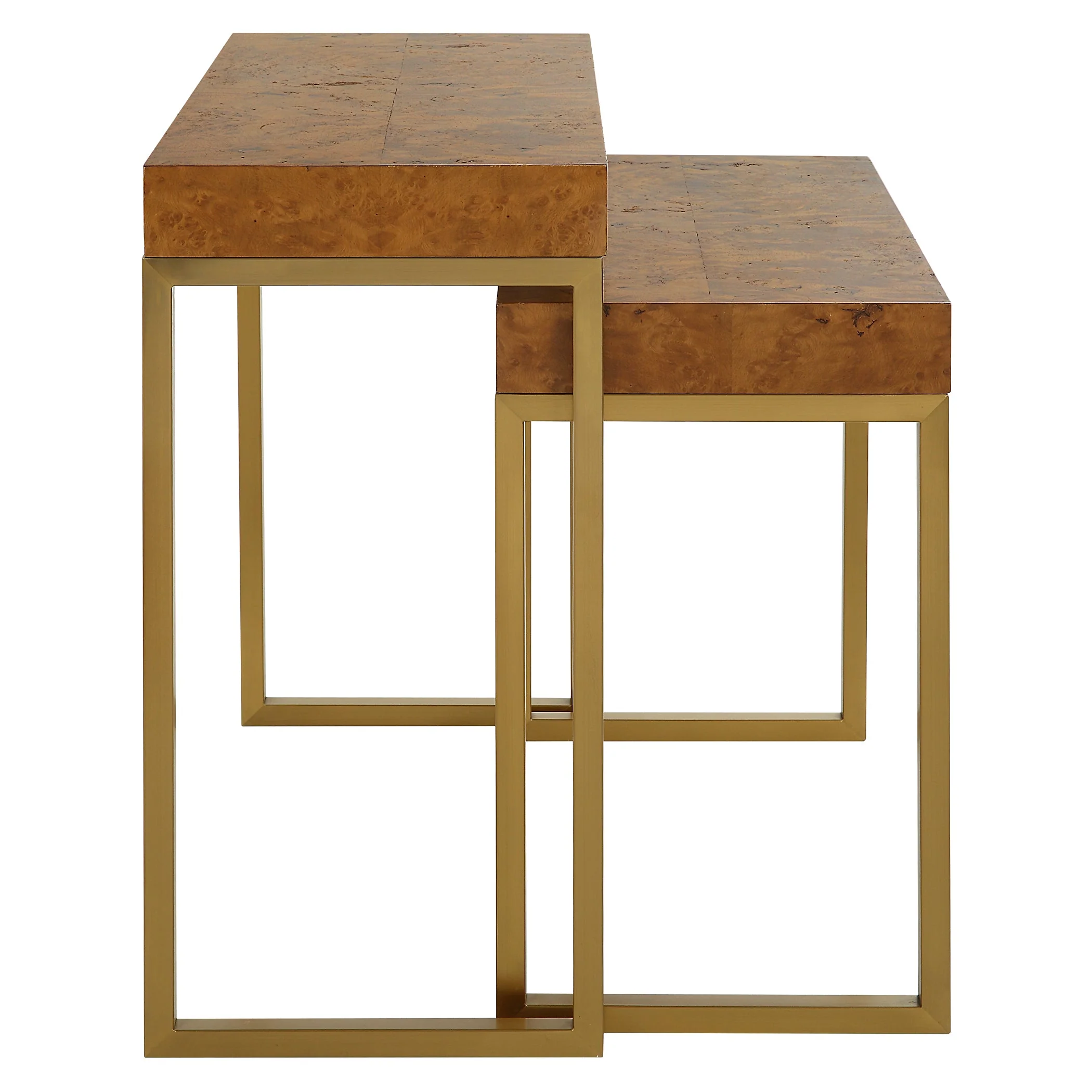 Uttermost Burl-esque Wooden Nesting Tables, S/2 - Image 6