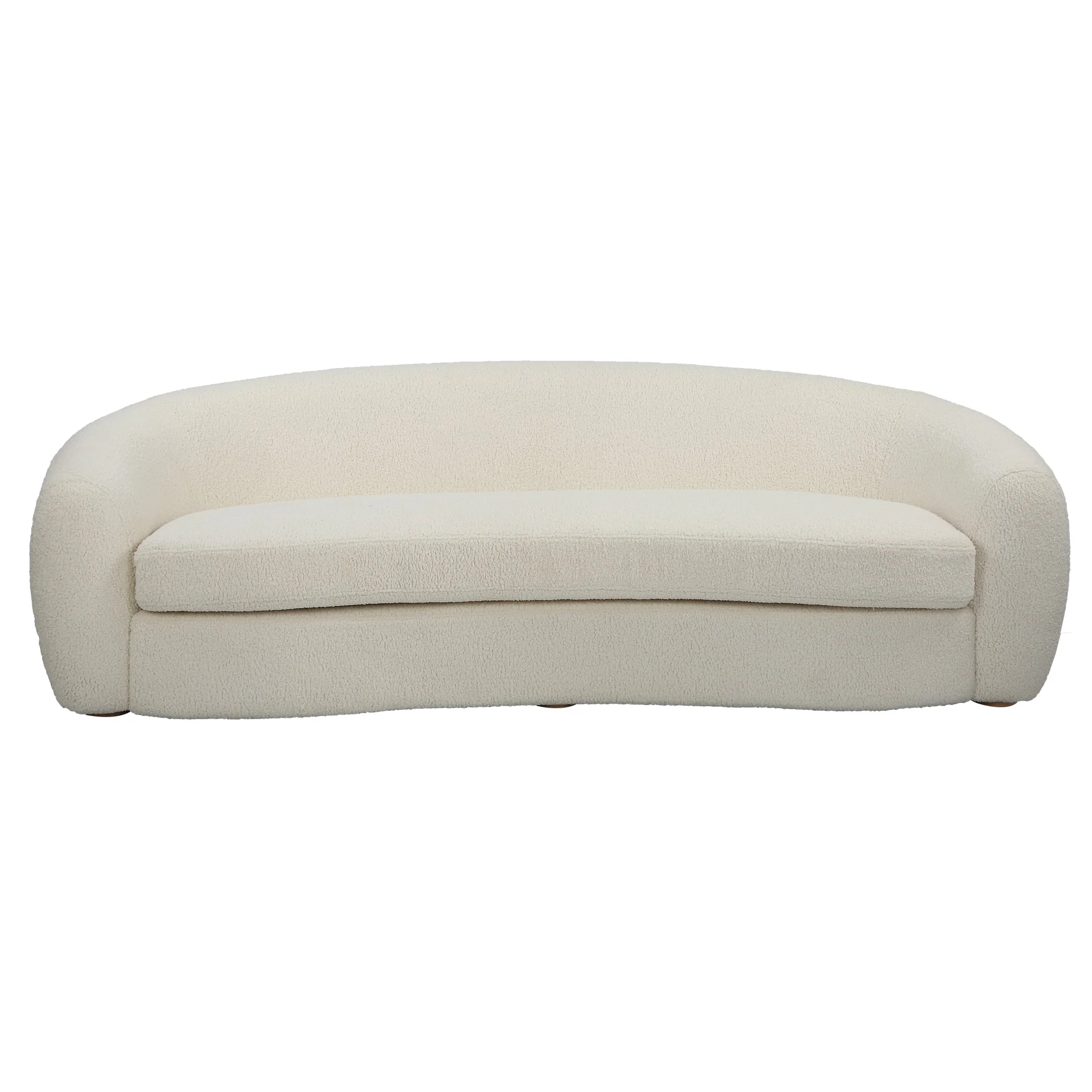 Uttermost Capra Art Deco White Sofa - Image 2