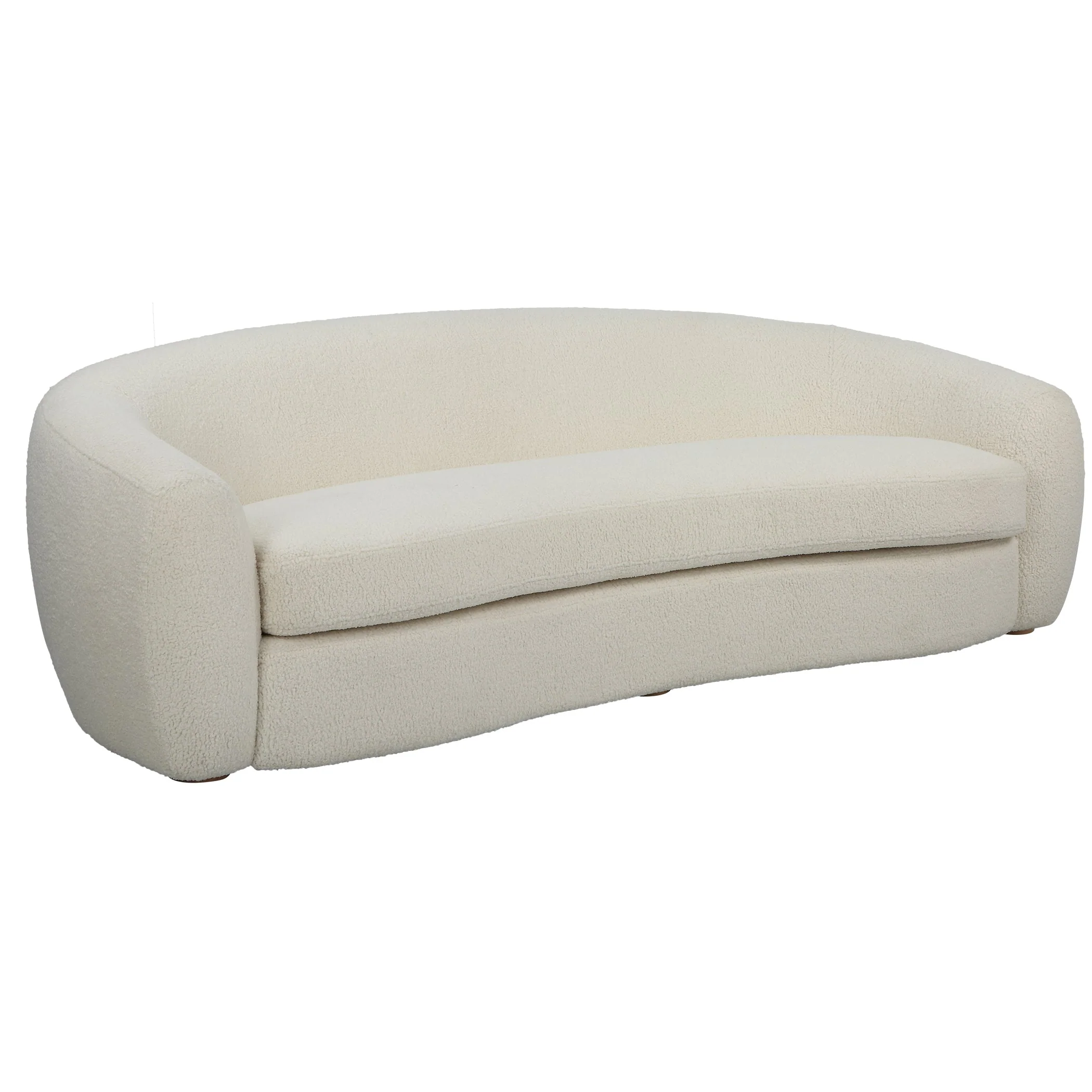 Uttermost Capra Art Deco White Sofa - Image 7
