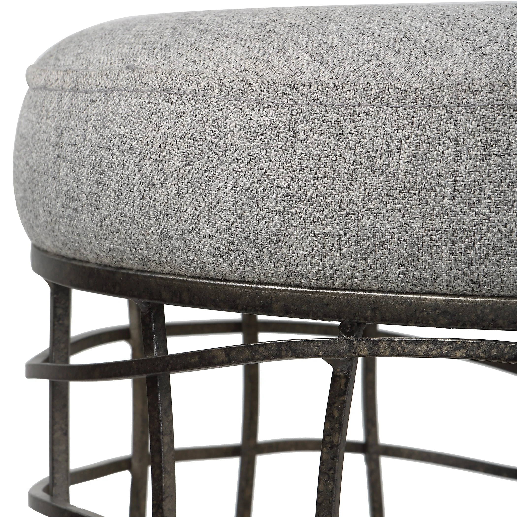 Uttermost Carnival Iron Round Accent Stool - Image 5
