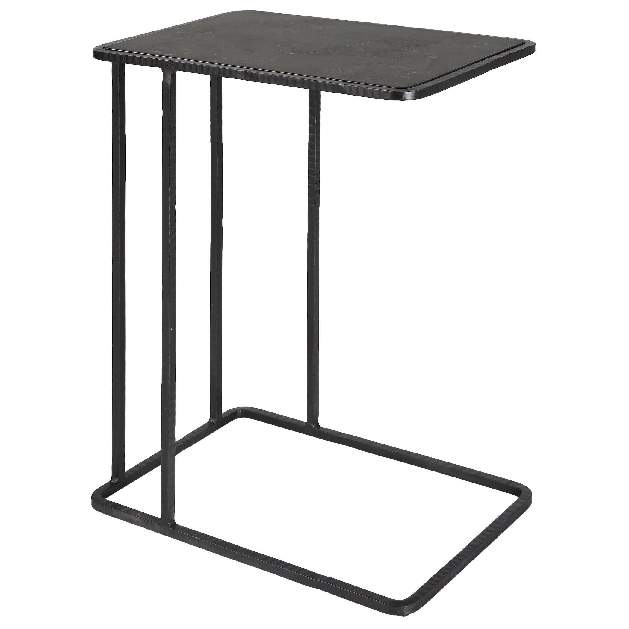 Uttermost Cavern Stone & Iron Accent Table - Image 3