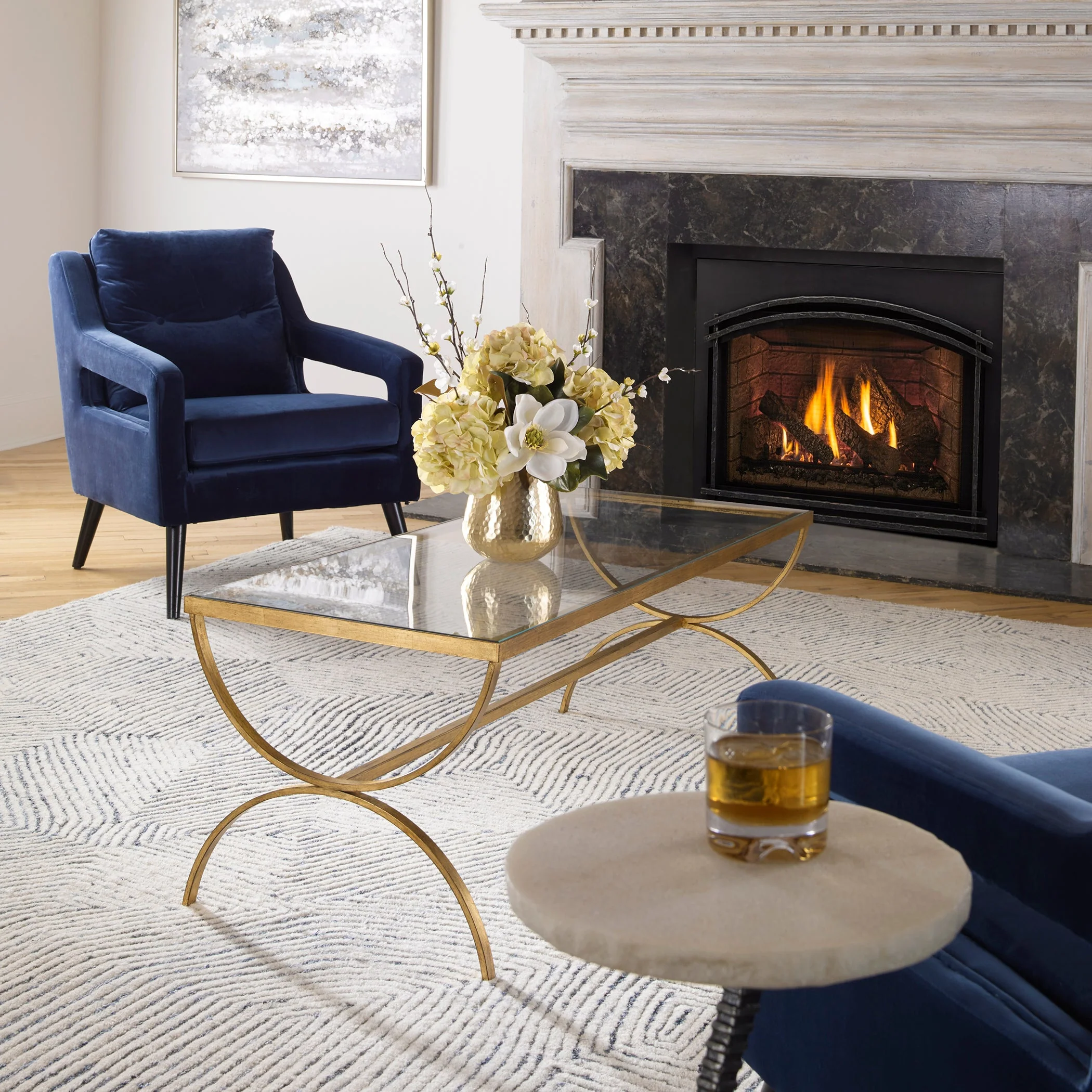 Uttermost Crescent Coffee Table - Image 2
