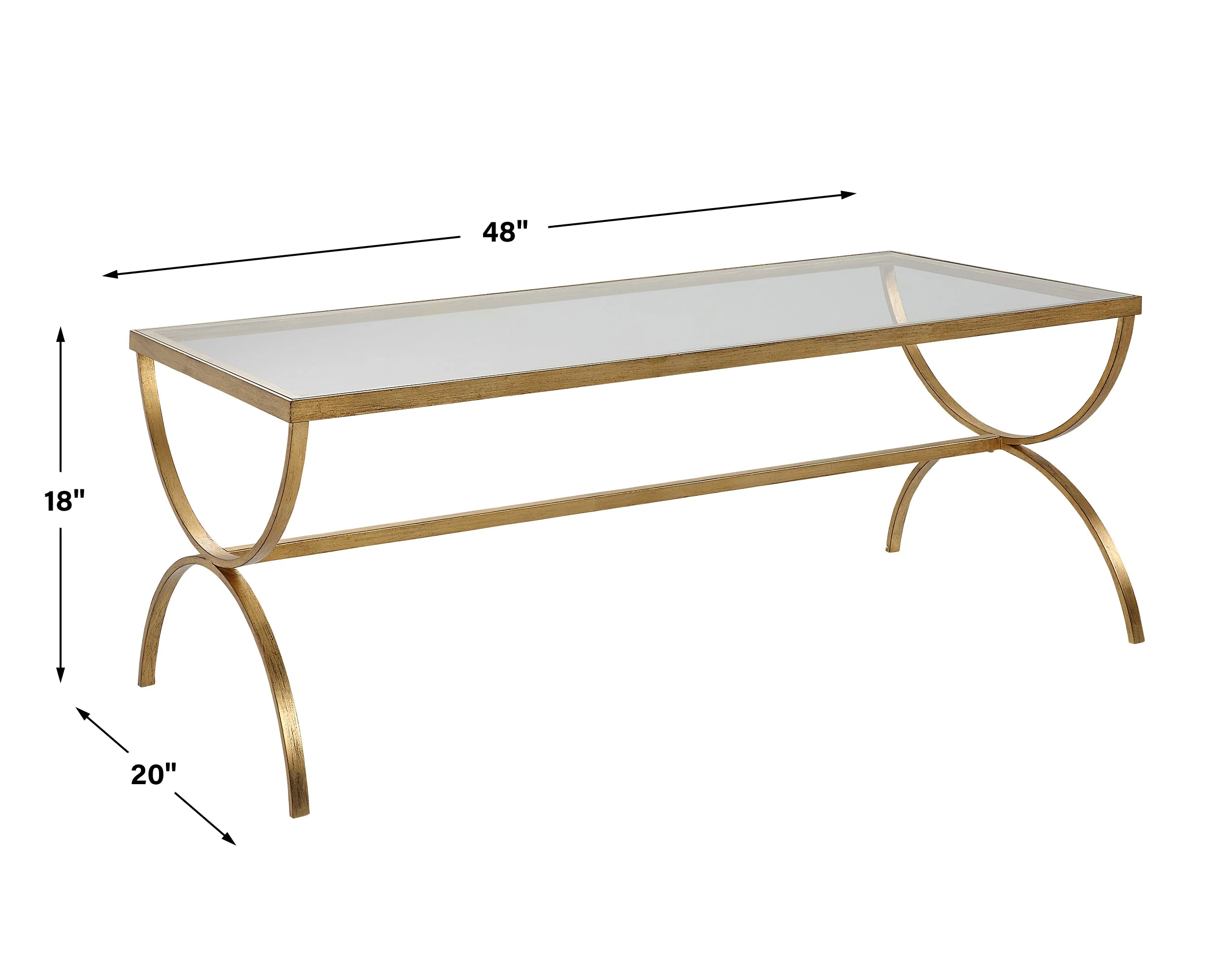 Uttermost Crescent Coffee Table - Image 3