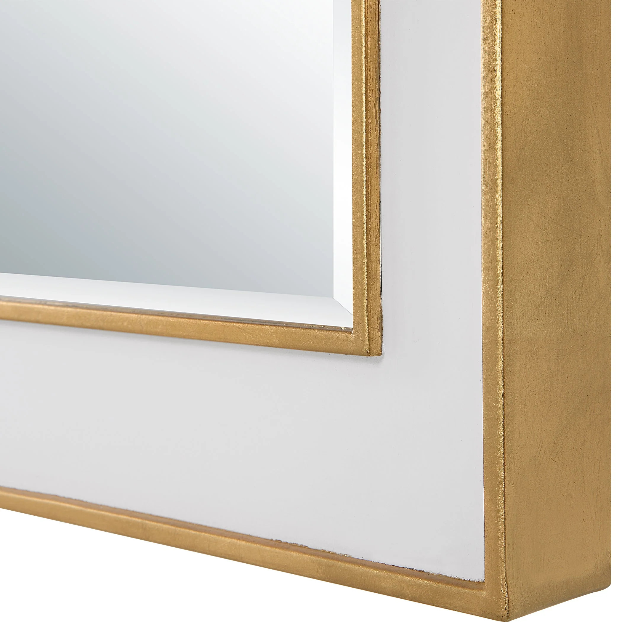 Uttermost Crisanta Gloss White Arch Mirror - Image 7