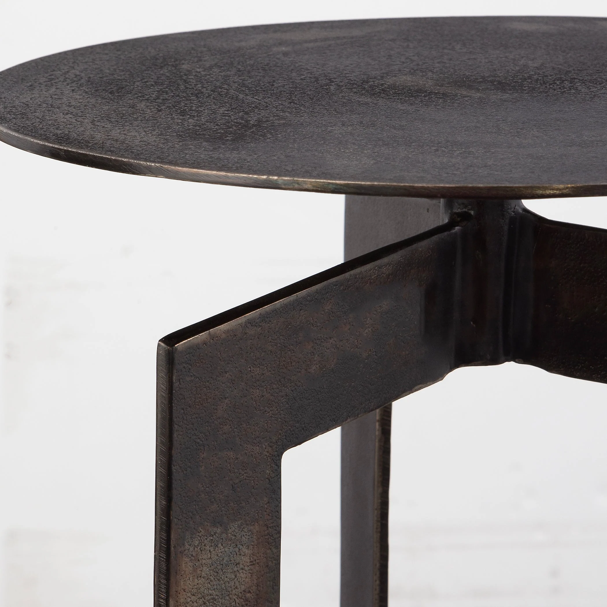 Uttermost Deltoid Gunmetal Accent Table - Image 4