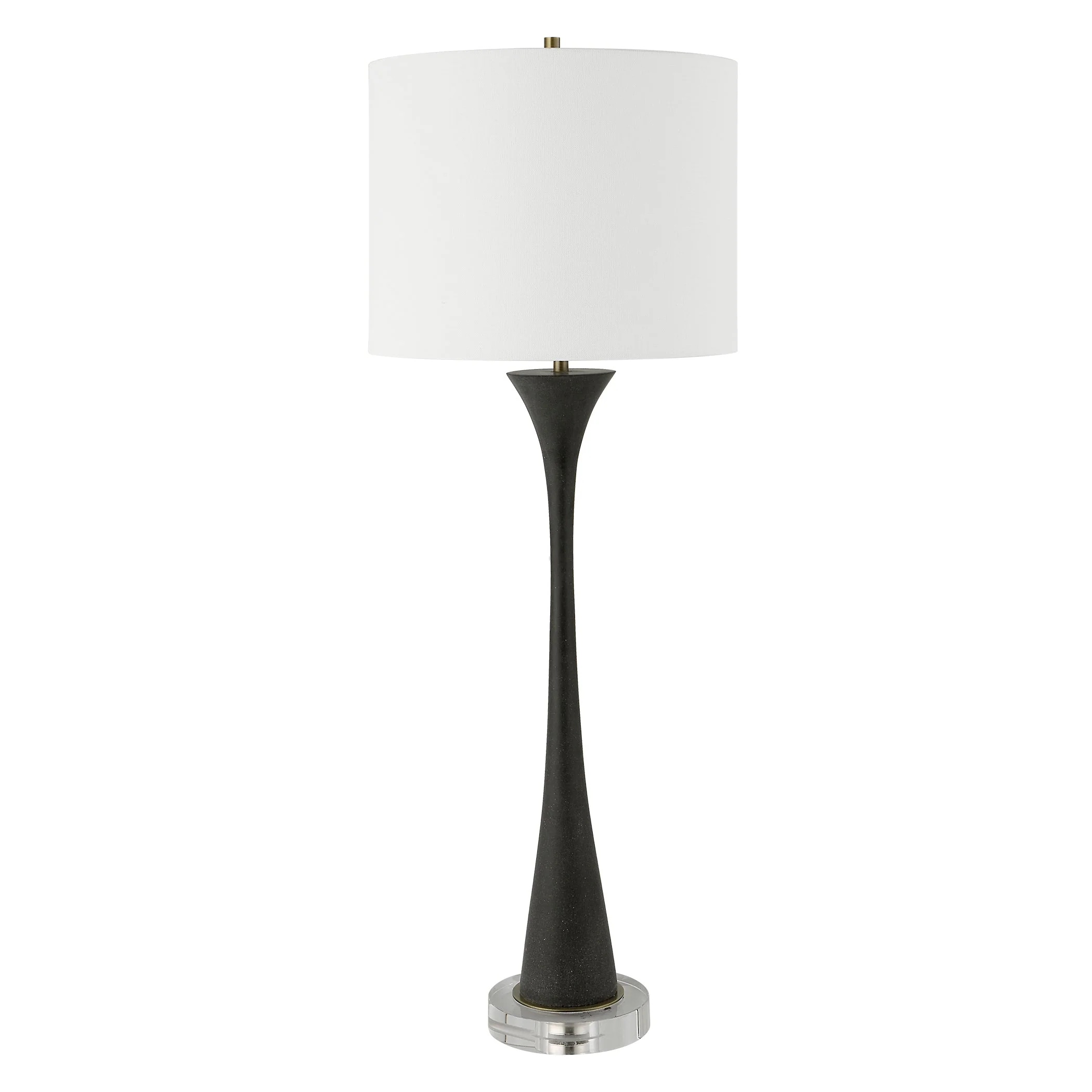 Uttermost Fountain Black Stone Buffet Lamp - Image 6