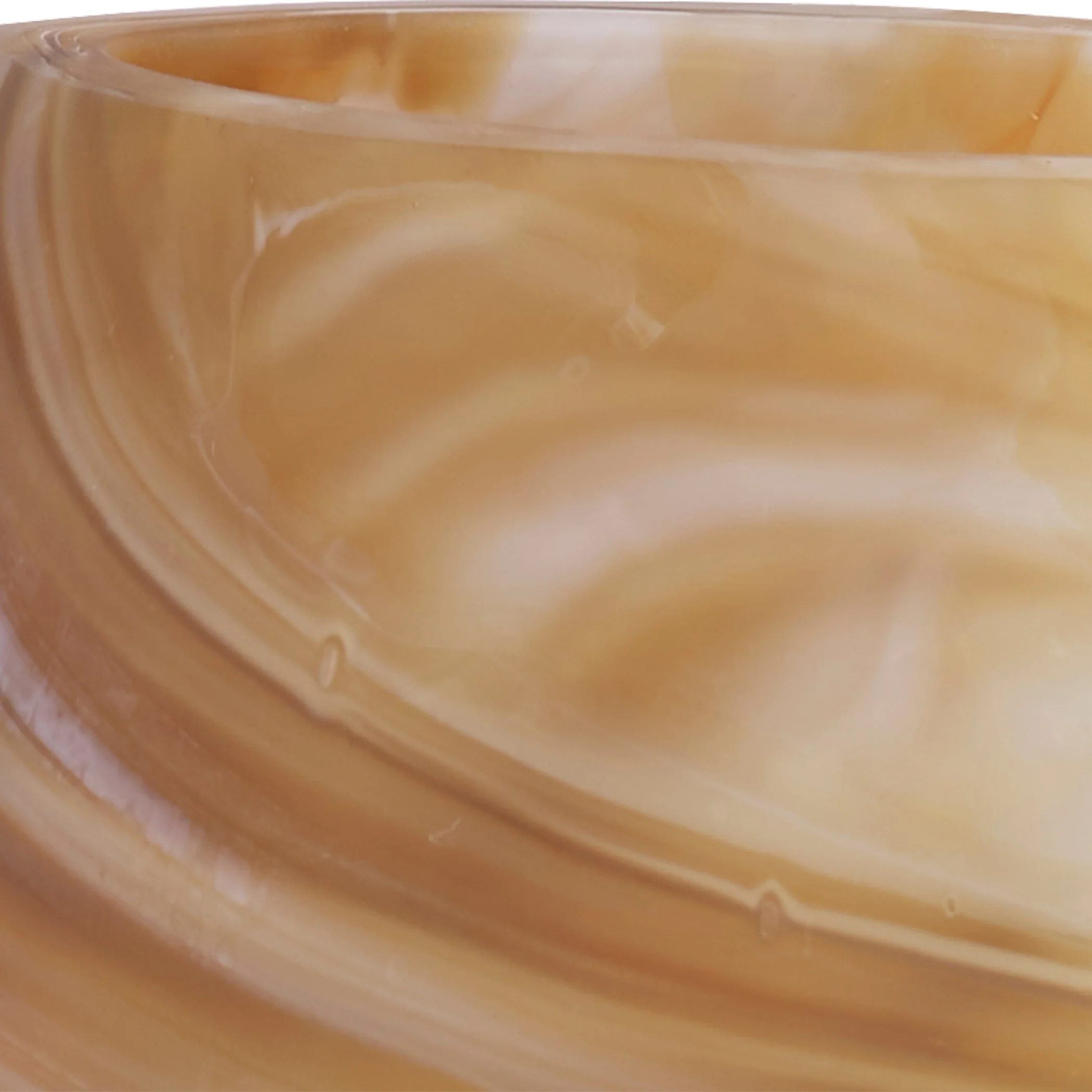 Uttermost Fusion Swirled Caramel & Ivory Vases, Set/2 - Image 6