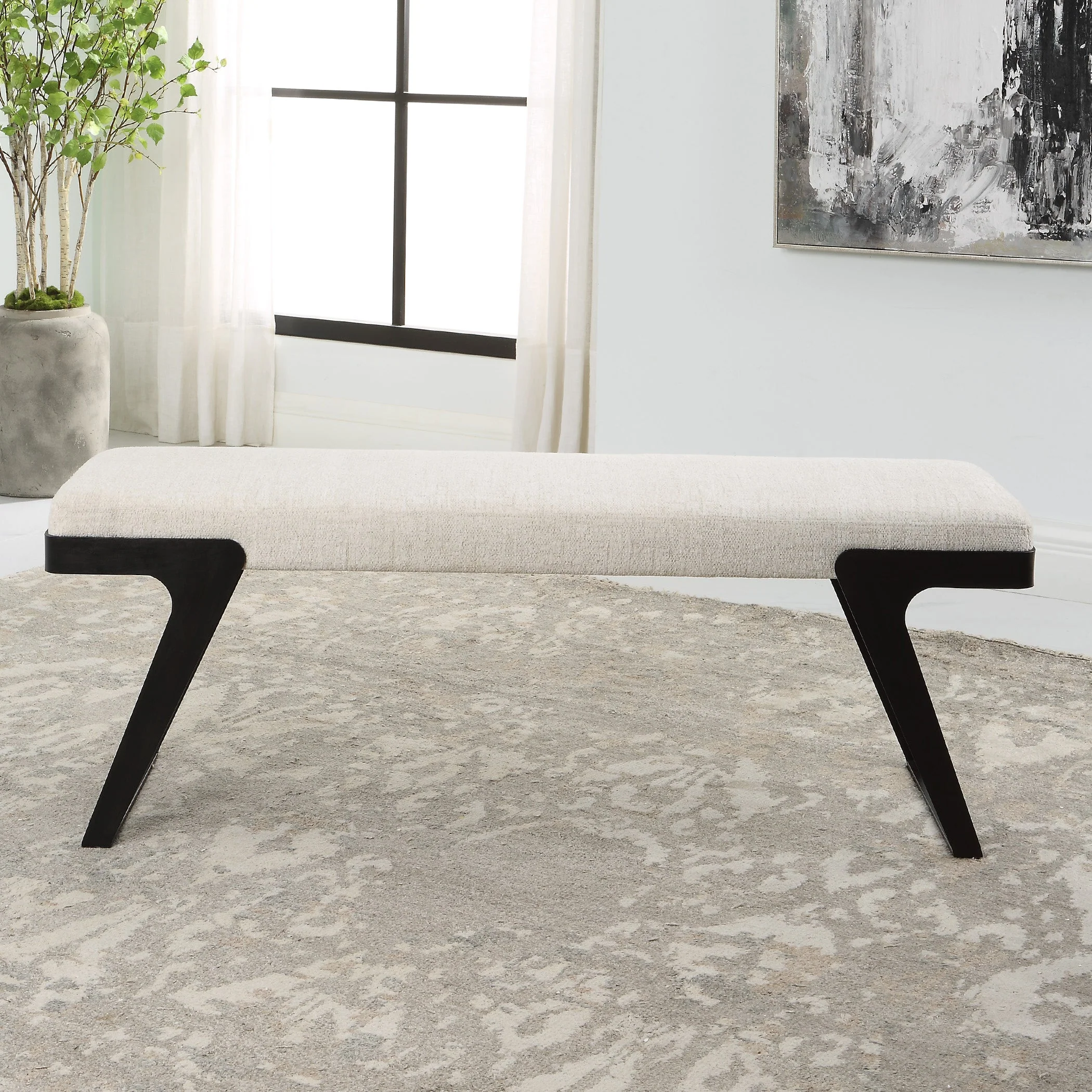 Uttermost Hover Modern Bench - Image 5