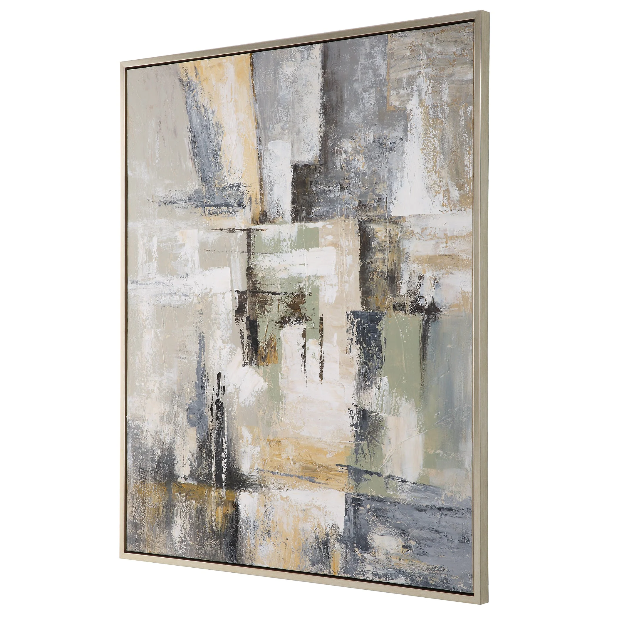 Uttermost Intuition Hand Painted Abstract Art - Image 7