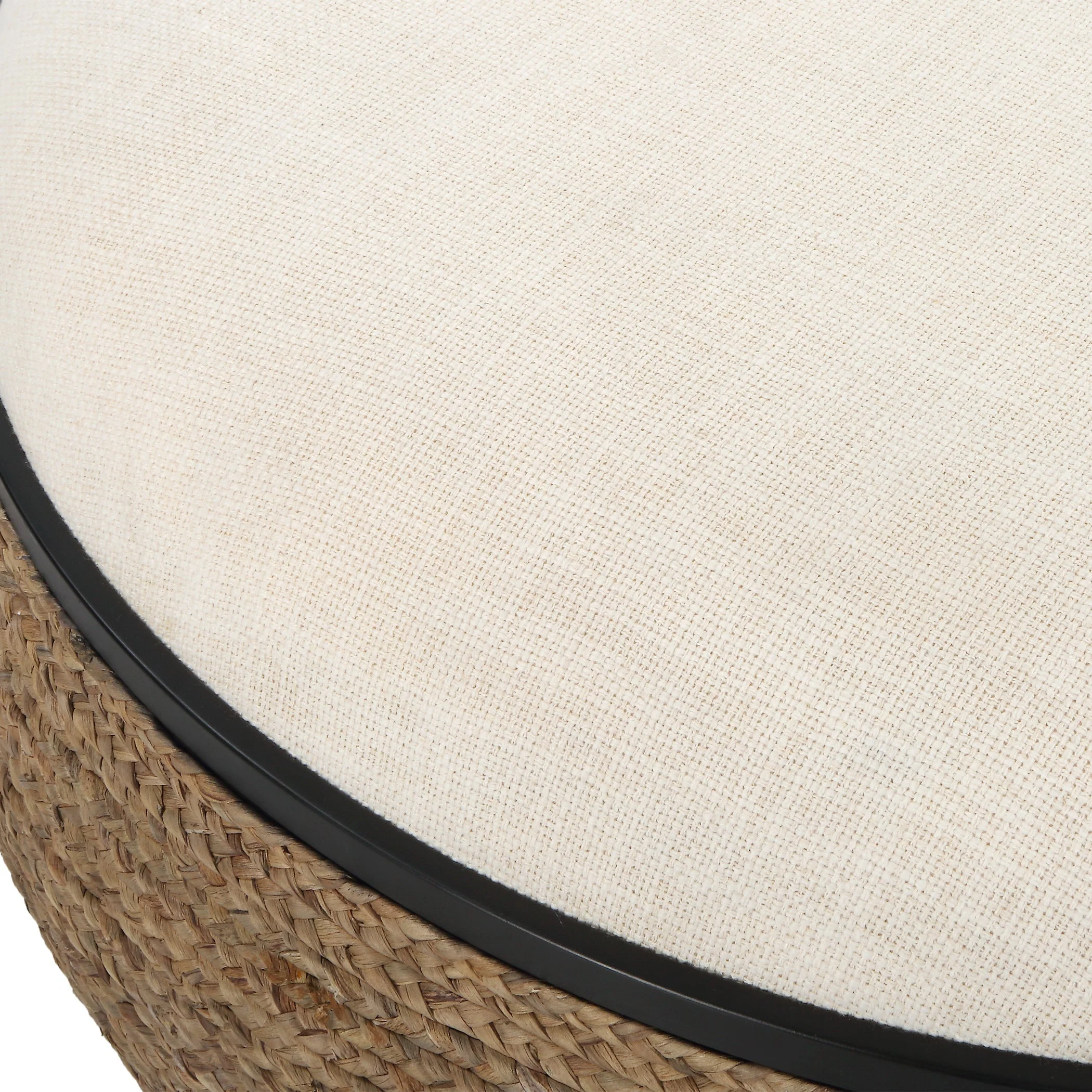 Uttermost Island Straw Storage Ottoman / Coffee Table - Image 6