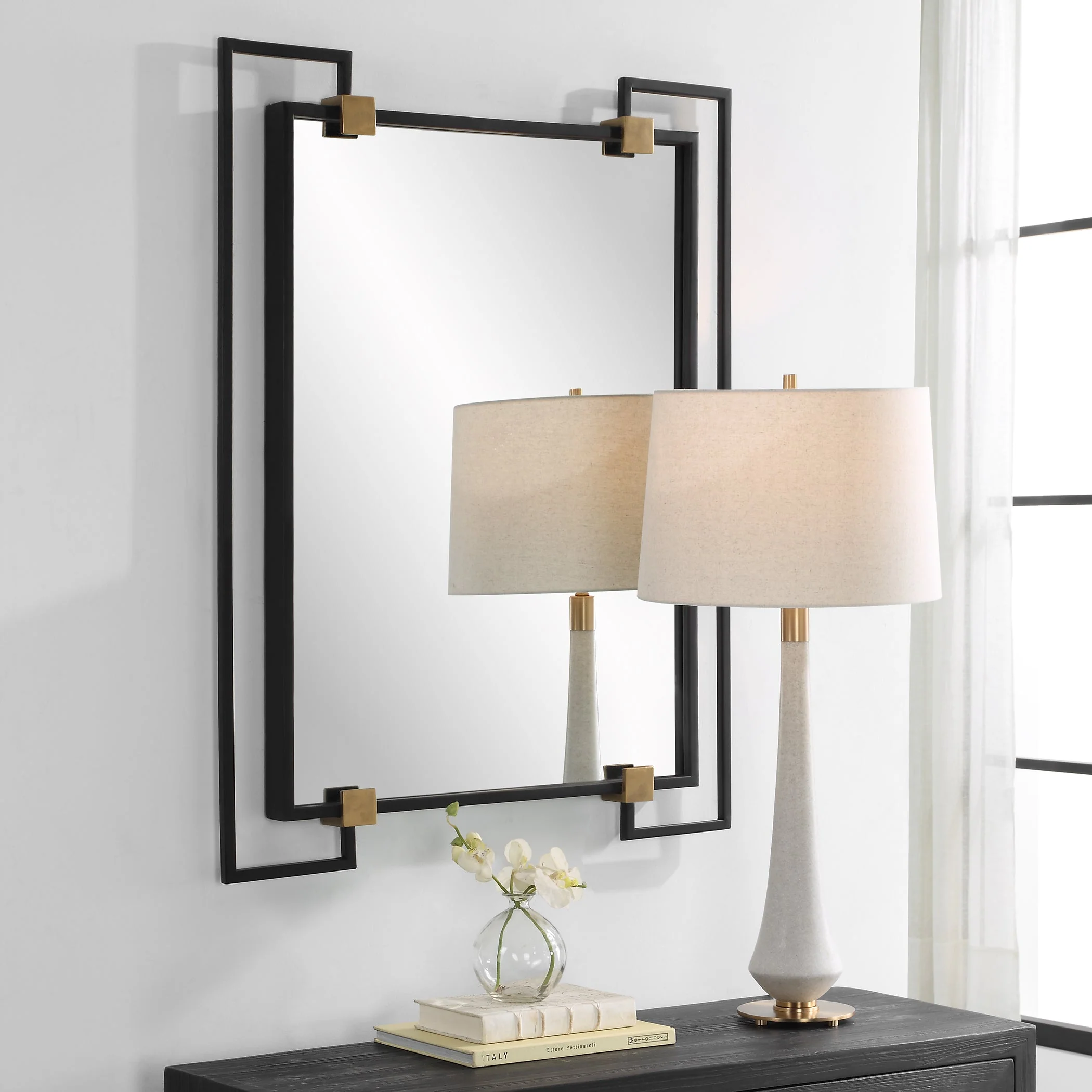 Uttermost Ivey Rectangle Industrial Mirror - Image 2
