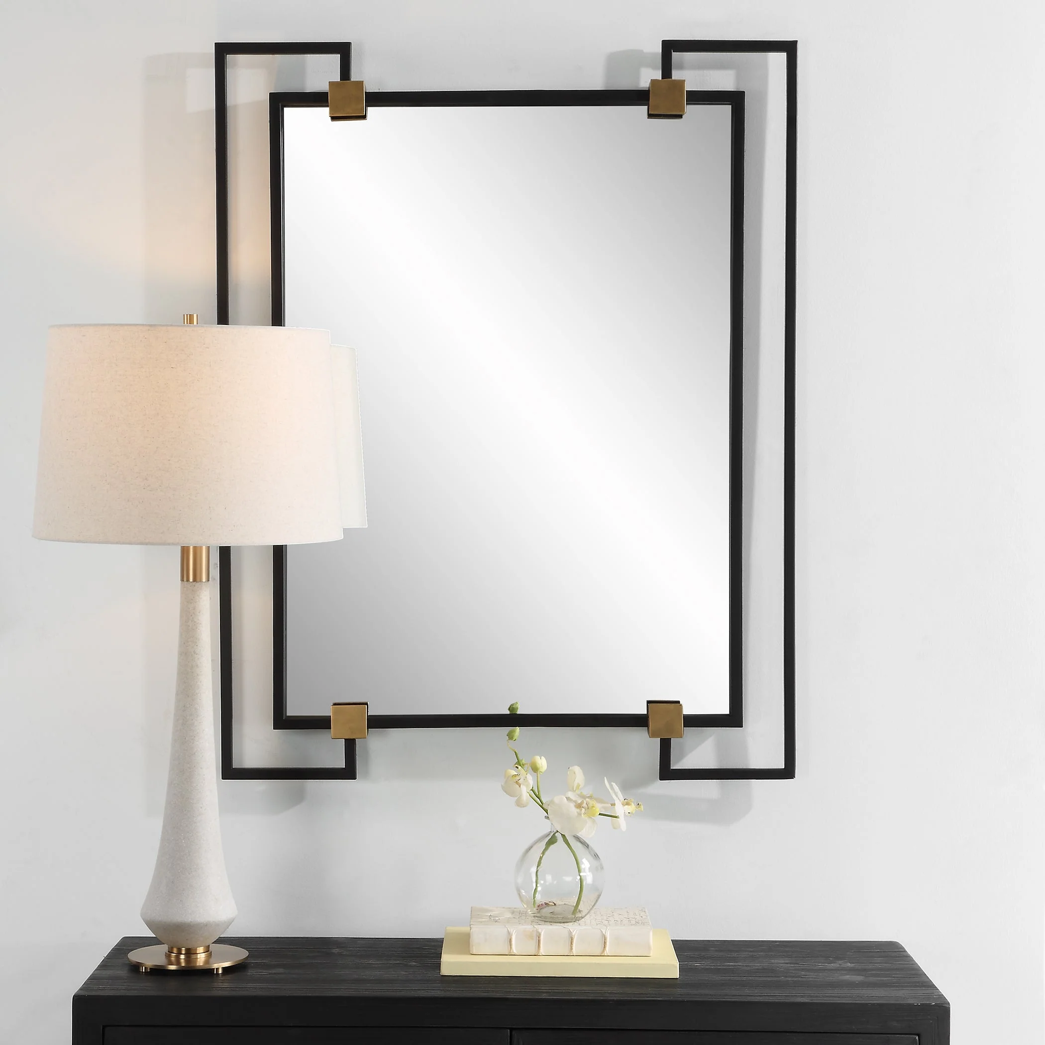 Uttermost Ivey Rectangle Industrial Mirror - Image 4