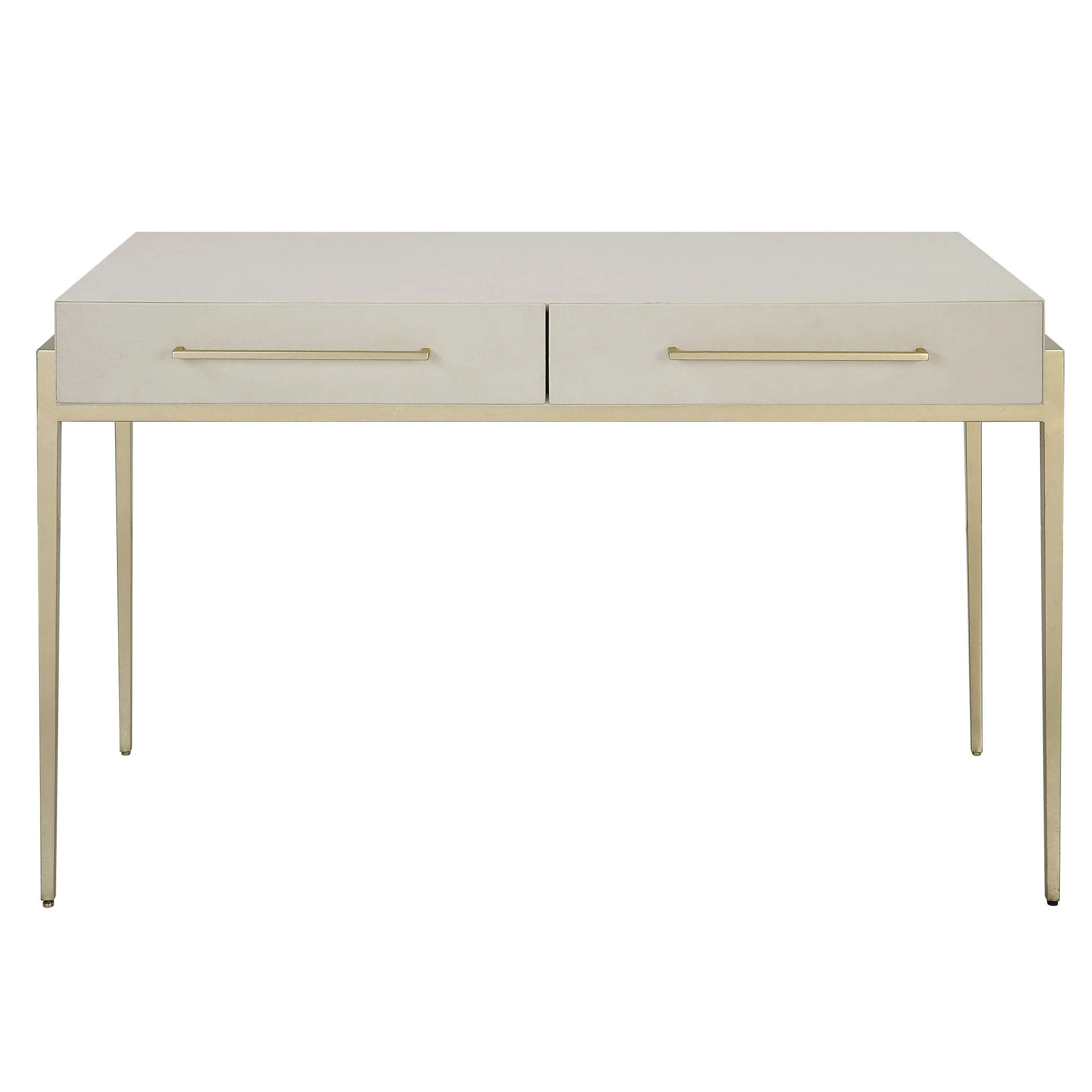 Uttermost Jewel Modern White Desk - Image 2