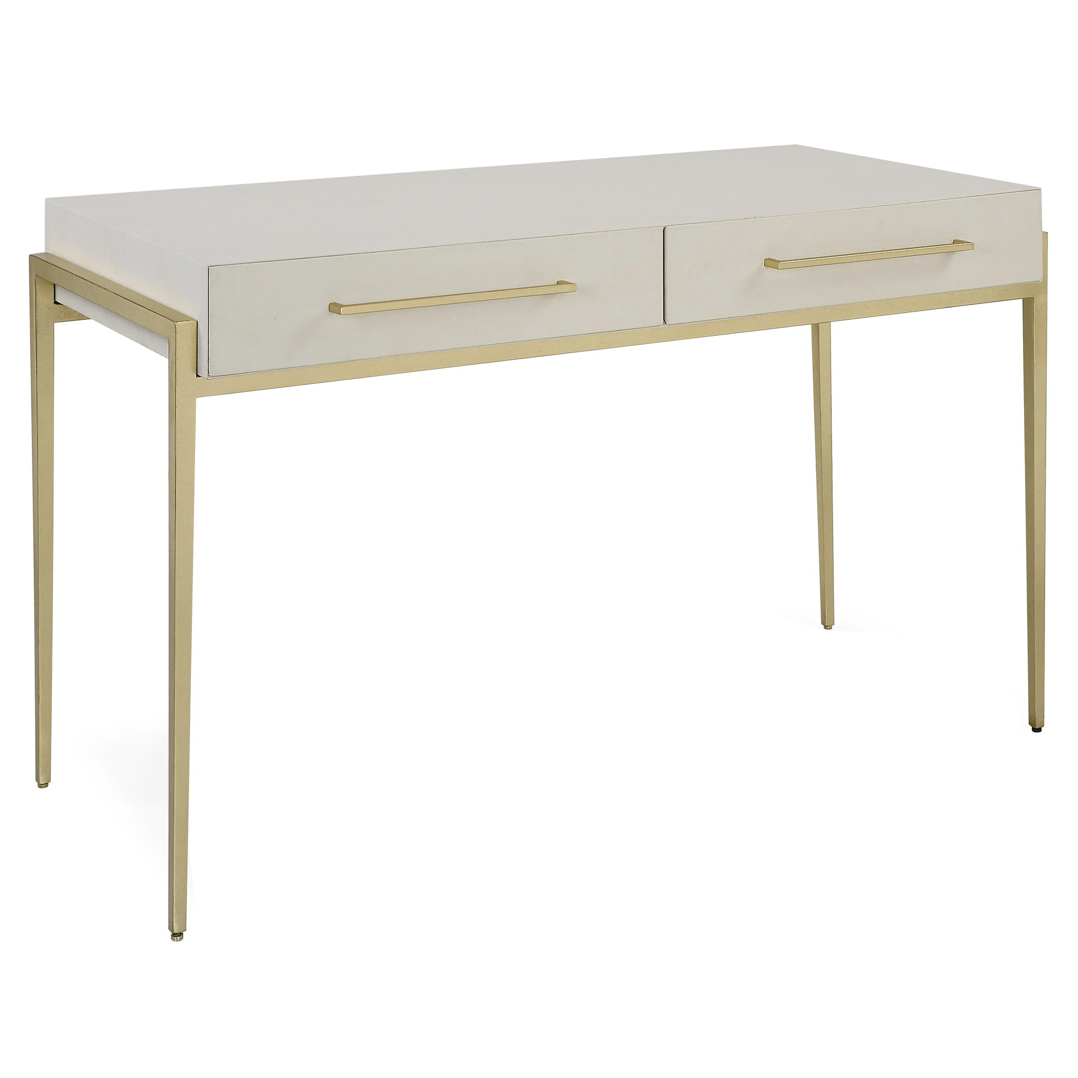 Uttermost Jewel Modern White Desk - Image 6