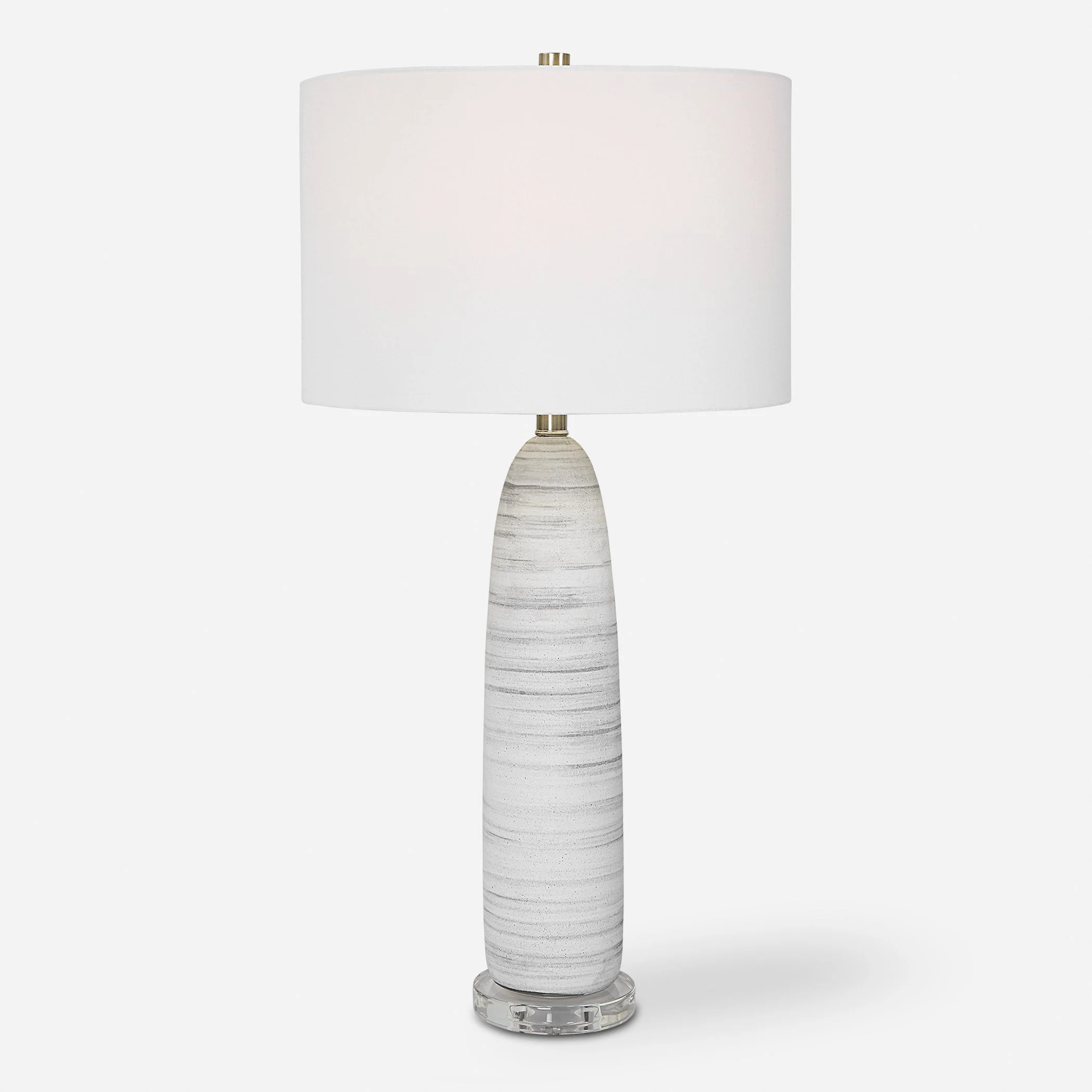 Uttermost Levadia Matte White Table Lamp - Image 3