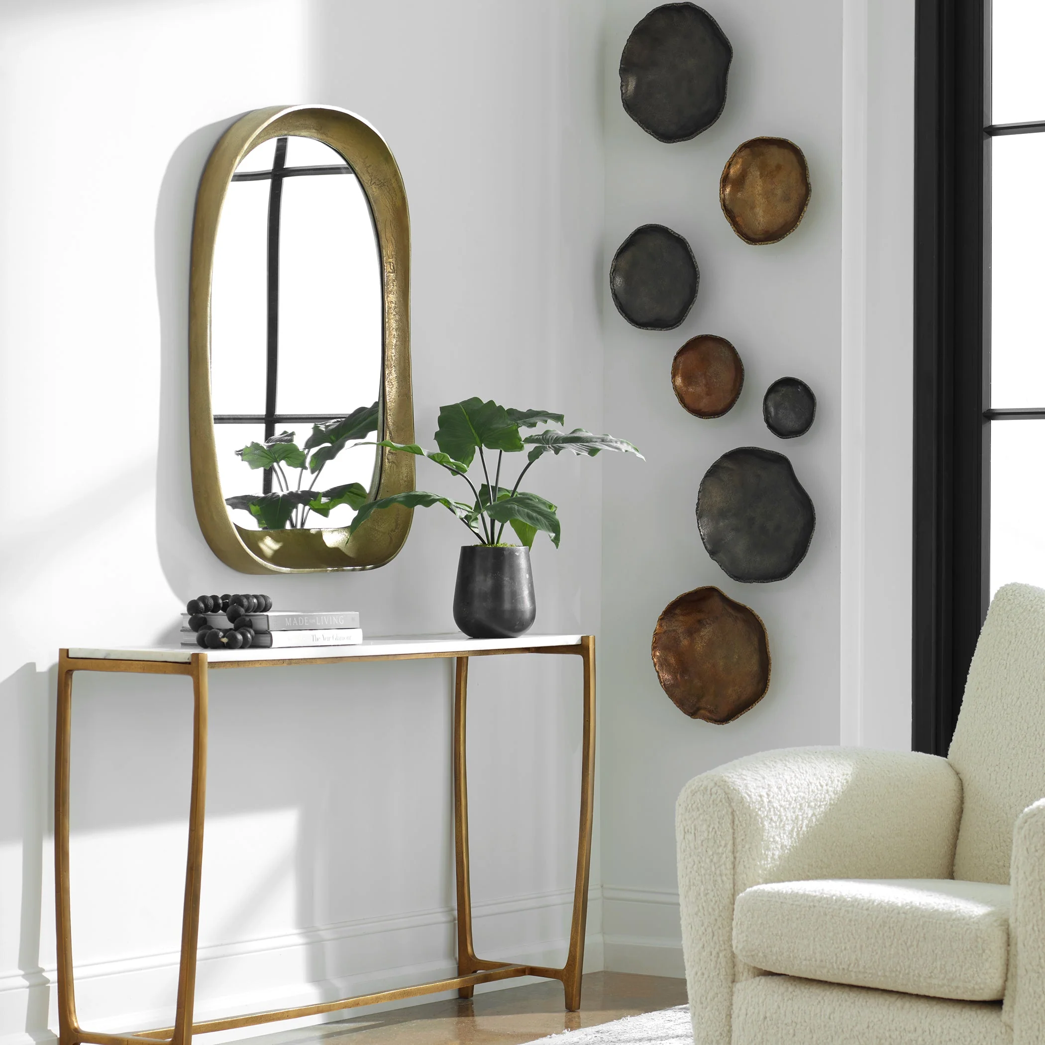 Uttermost Lucky Coins Nickel Wall Decor, Set/4 - Image 6