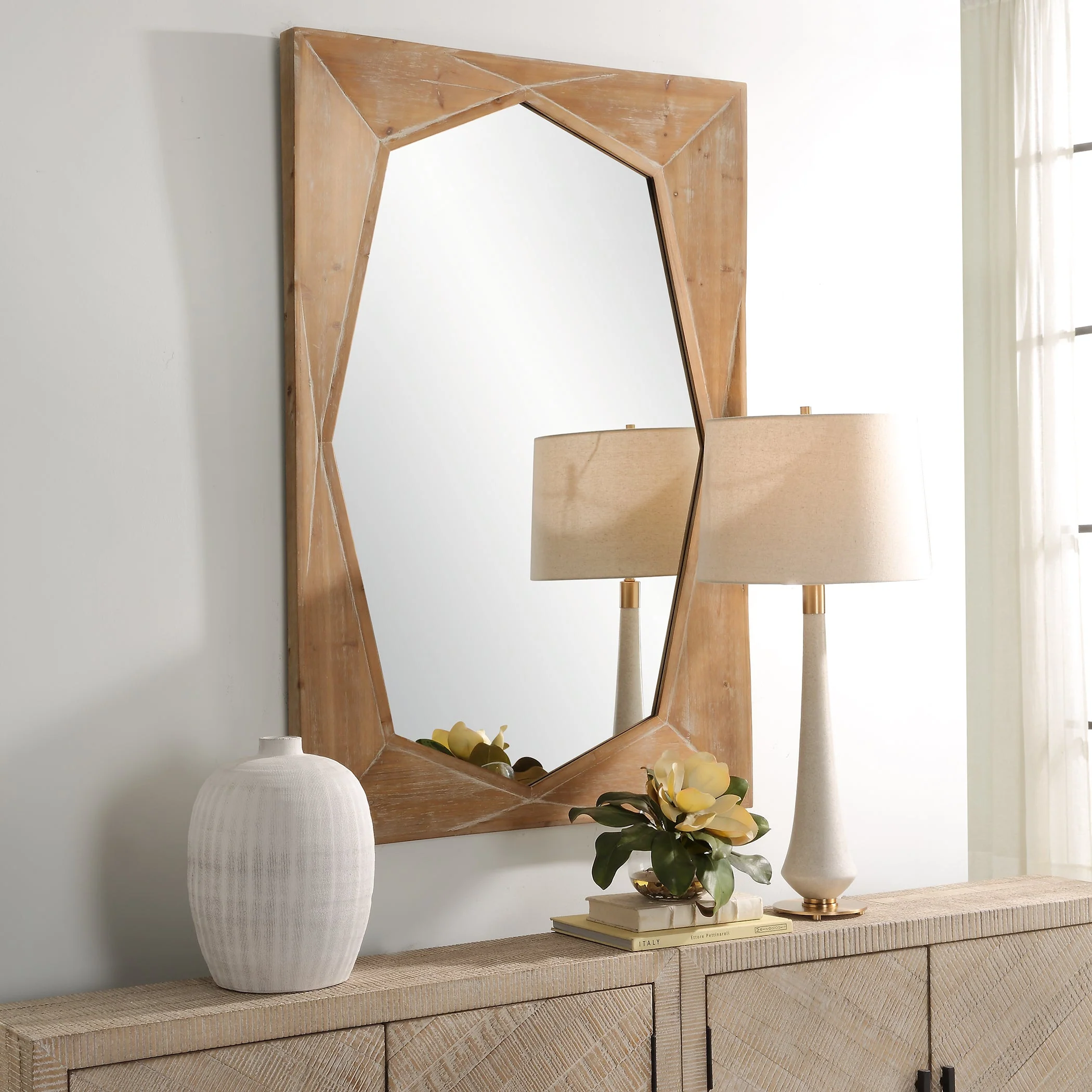 Uttermost Marquise Natural Wood Mirror - Image 4
