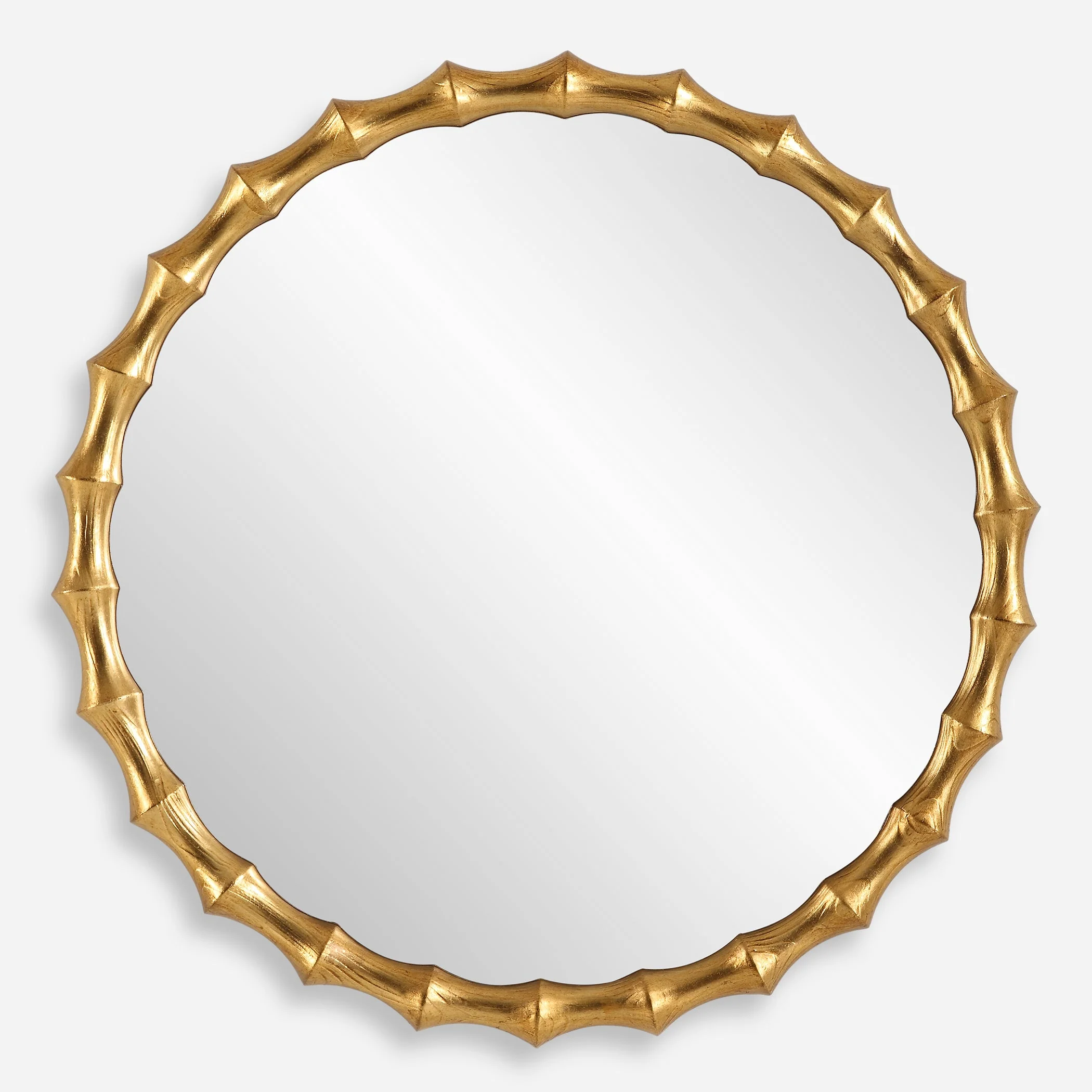 Uttermost Nacala Round Gold Mirror