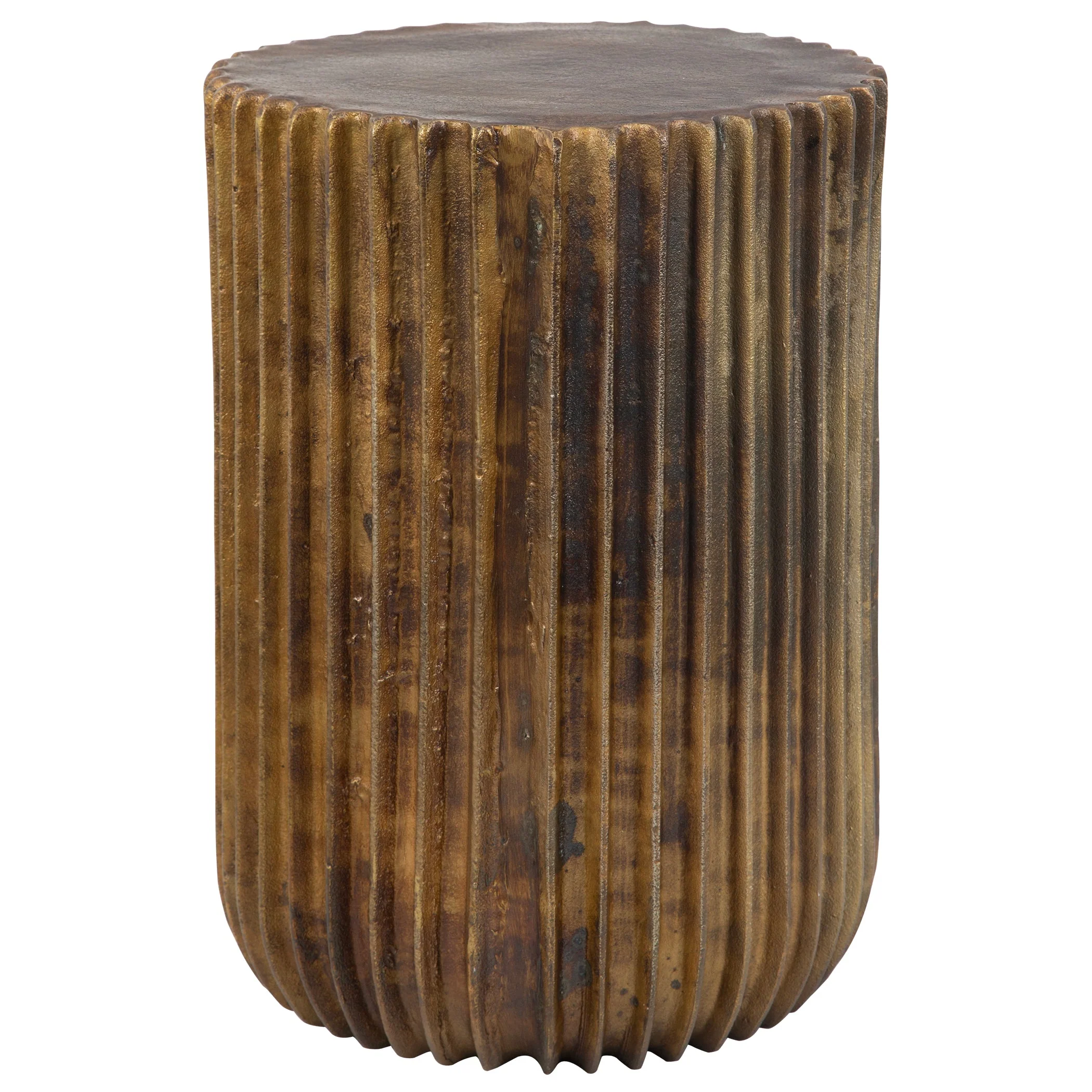 Uttermost Peaks And Valleys Gold Accent Table - Image 4