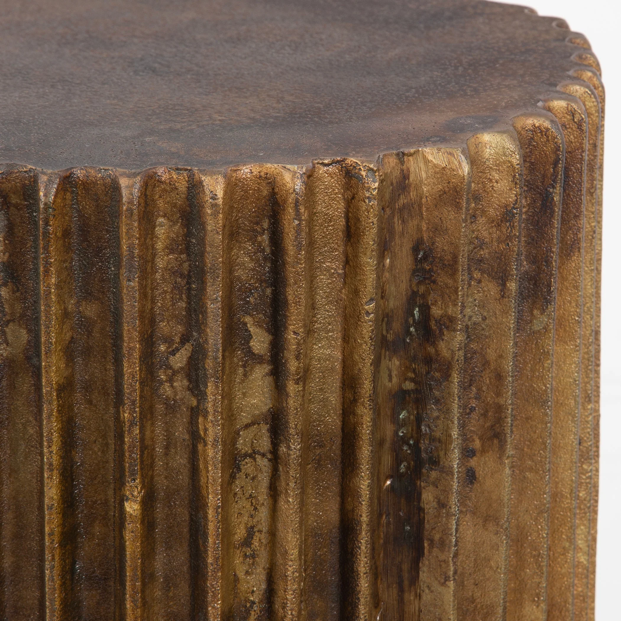 Uttermost Peaks And Valleys Gold Accent Table - Image 5