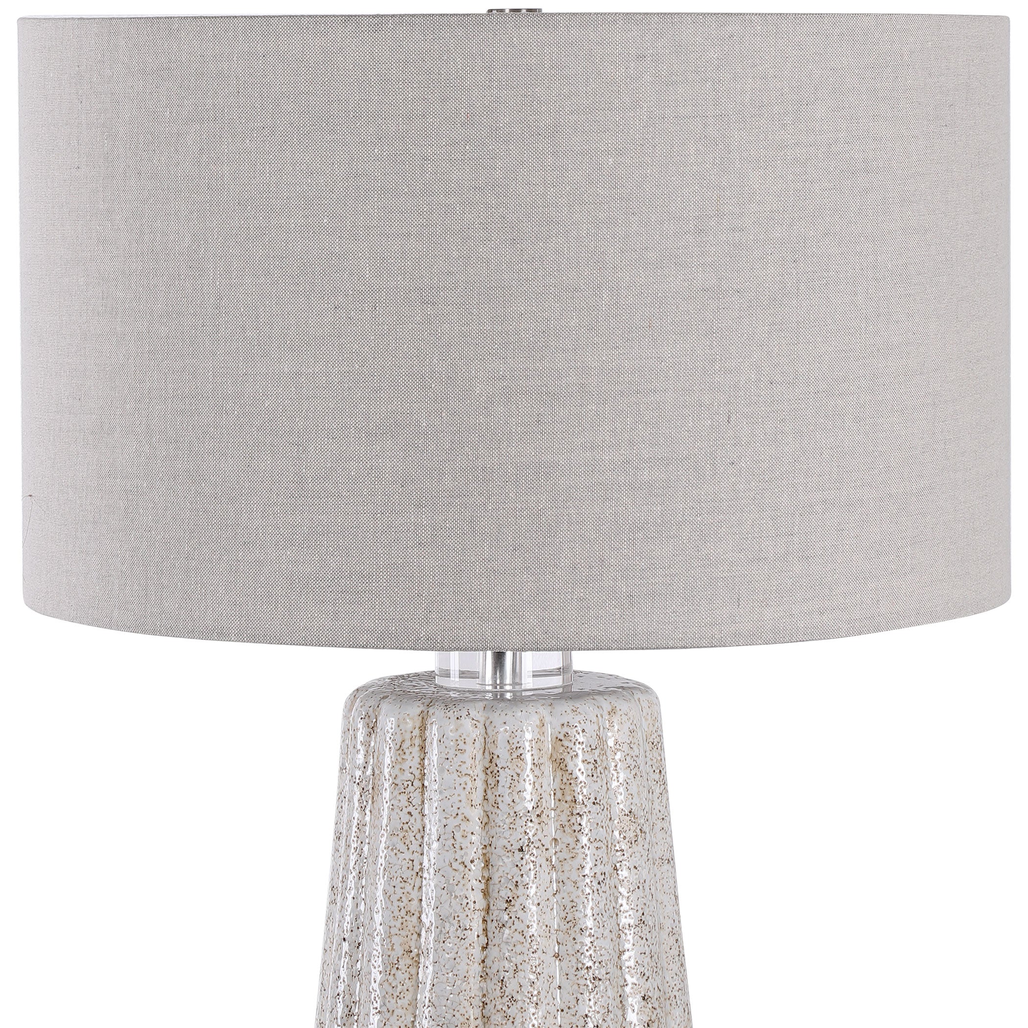 Uttermost Pikes Stone-Ivory Table Lamp - Image 6