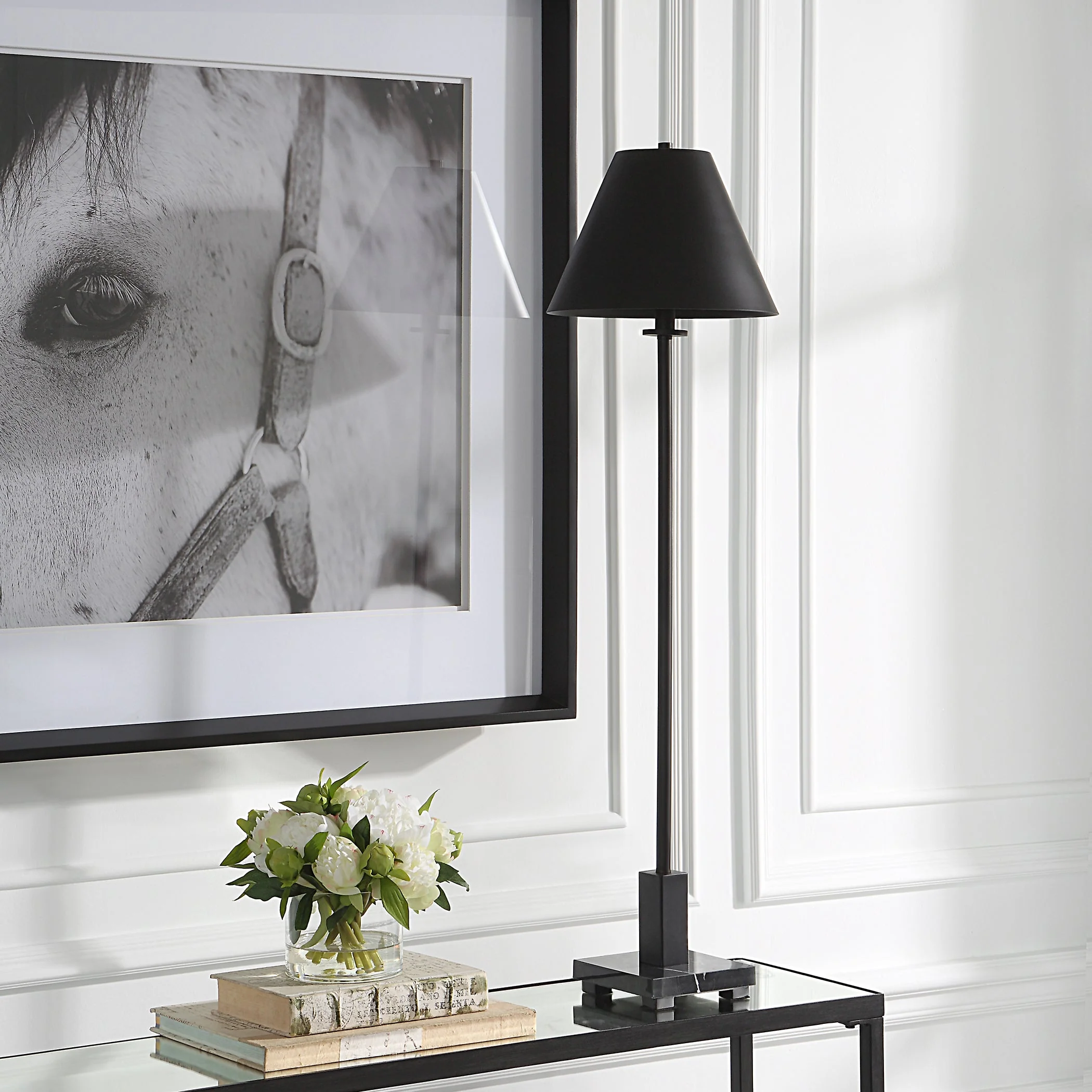 Uttermost Pilot Black Buffet Lamp - Image 5