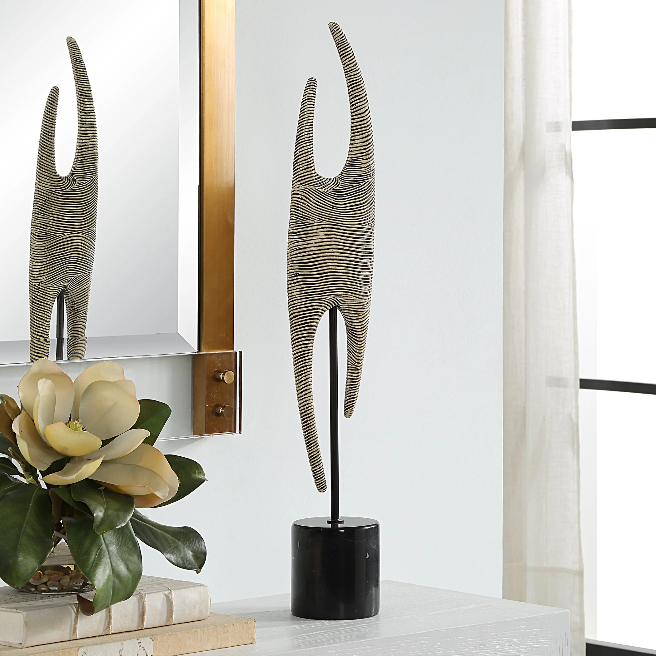 Uttermost Pochette Ribbed Sculpture - Image 3
