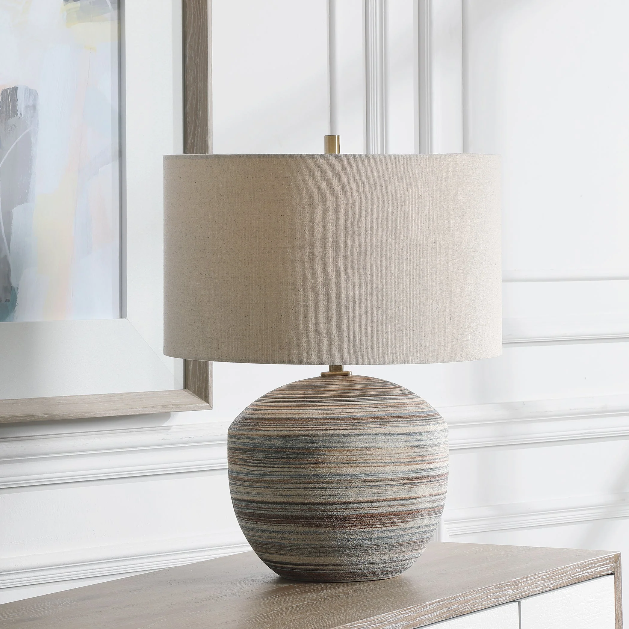 Uttermost Prospect Striped Accent Lamp - Image 5