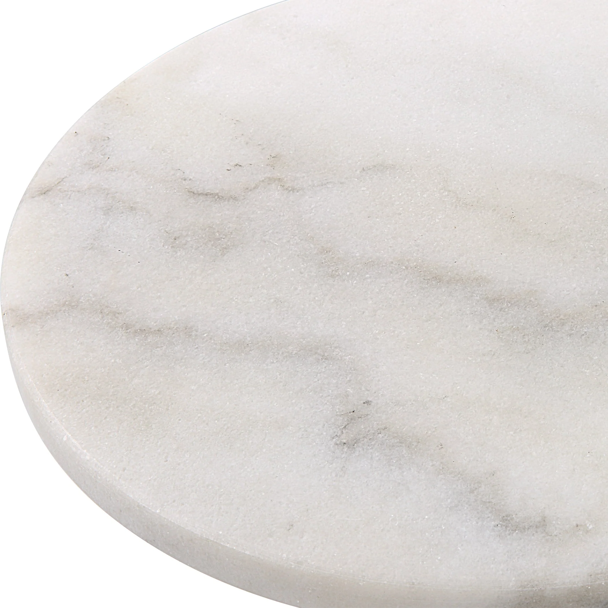 Uttermost Puritan White Marble Drink Table - Image 6