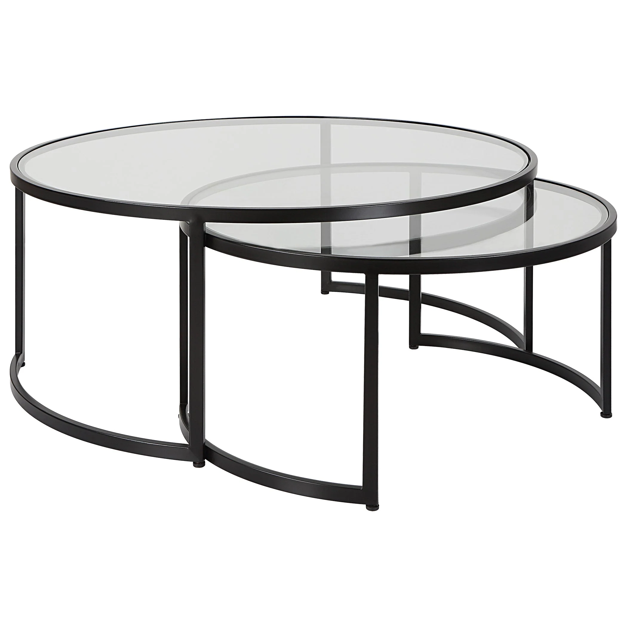 Uttermost Rhea Black Nesting Coffee Tables S/2 - Image 2