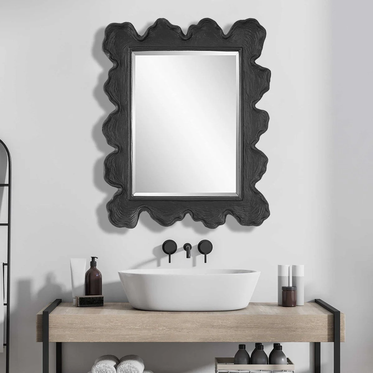 Uttermost Sea Coral Black Mirror - Image 2