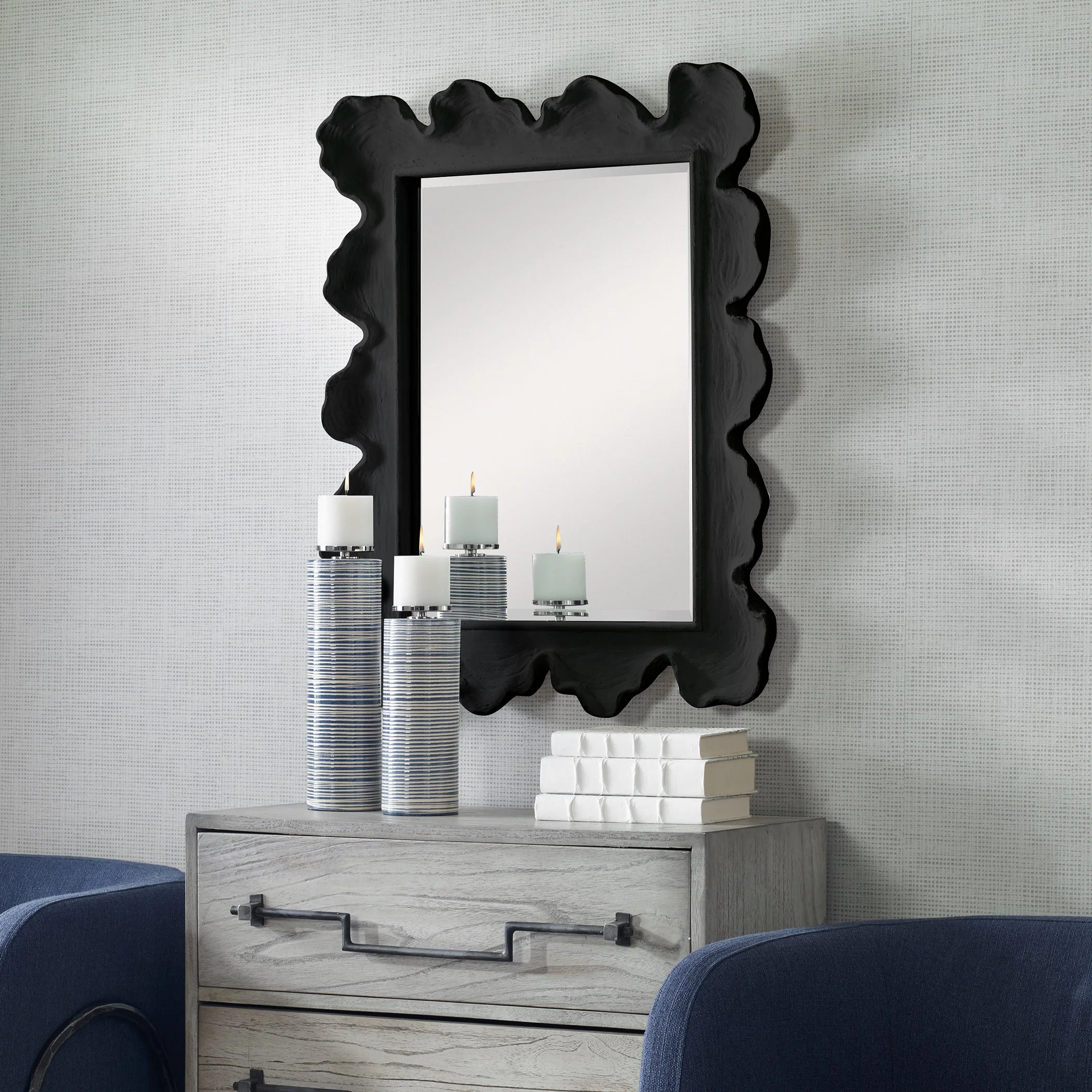 Uttermost Sea Coral Black Mirror - Image 7